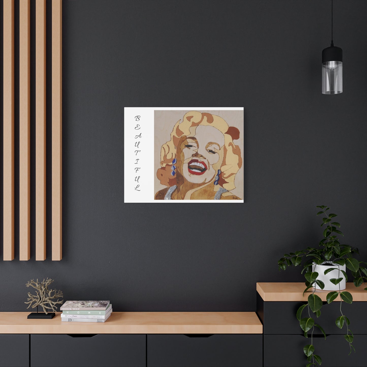 Marilyn Monroe Art Canvas - Stretched Wall Decor for Home & Office