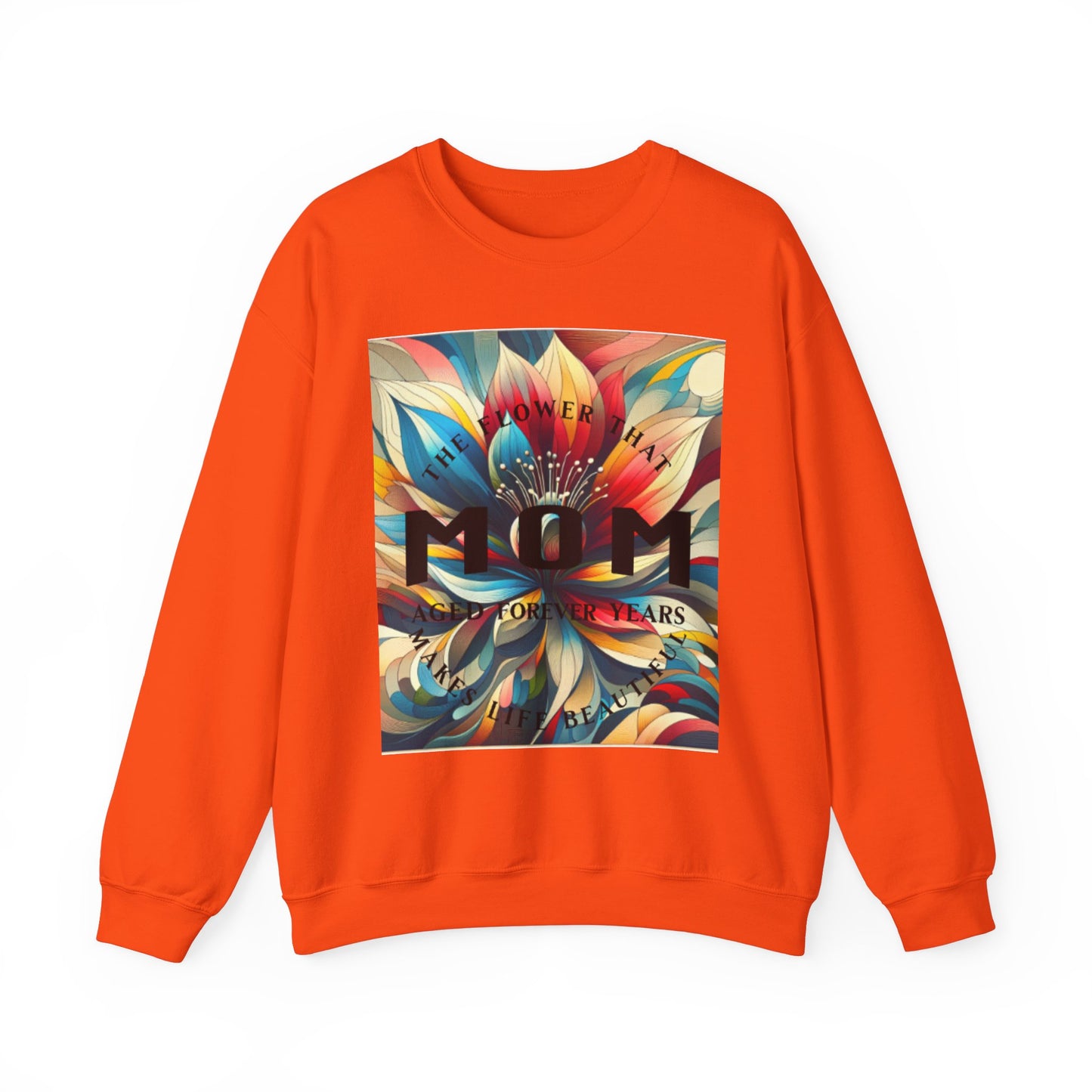 "The Flower" Mom Crewneck Sweatshirt - Perfect Gift for Mother's Day