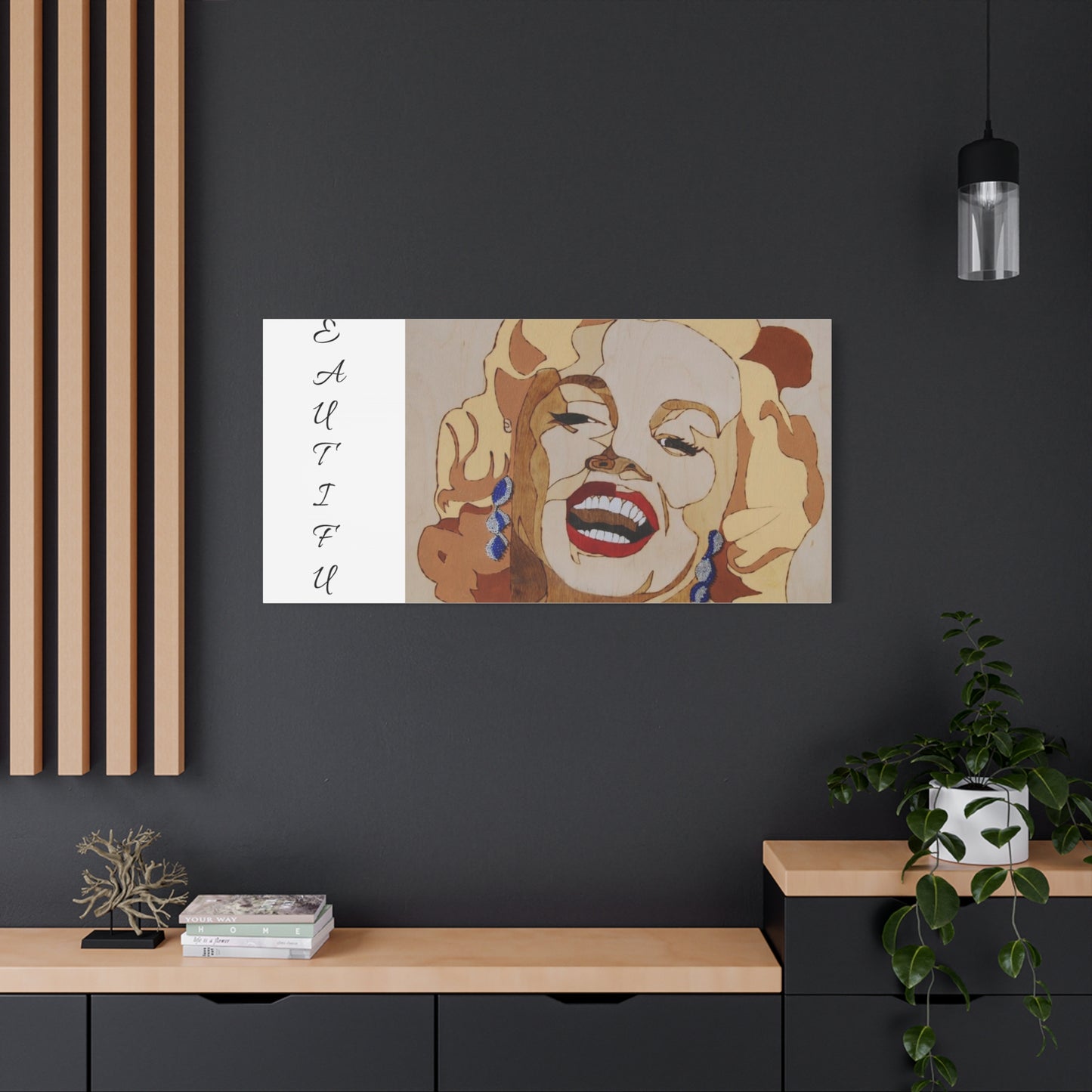 Marilyn Monroe Art Canvas - Stretched Wall Decor for Home & Office
