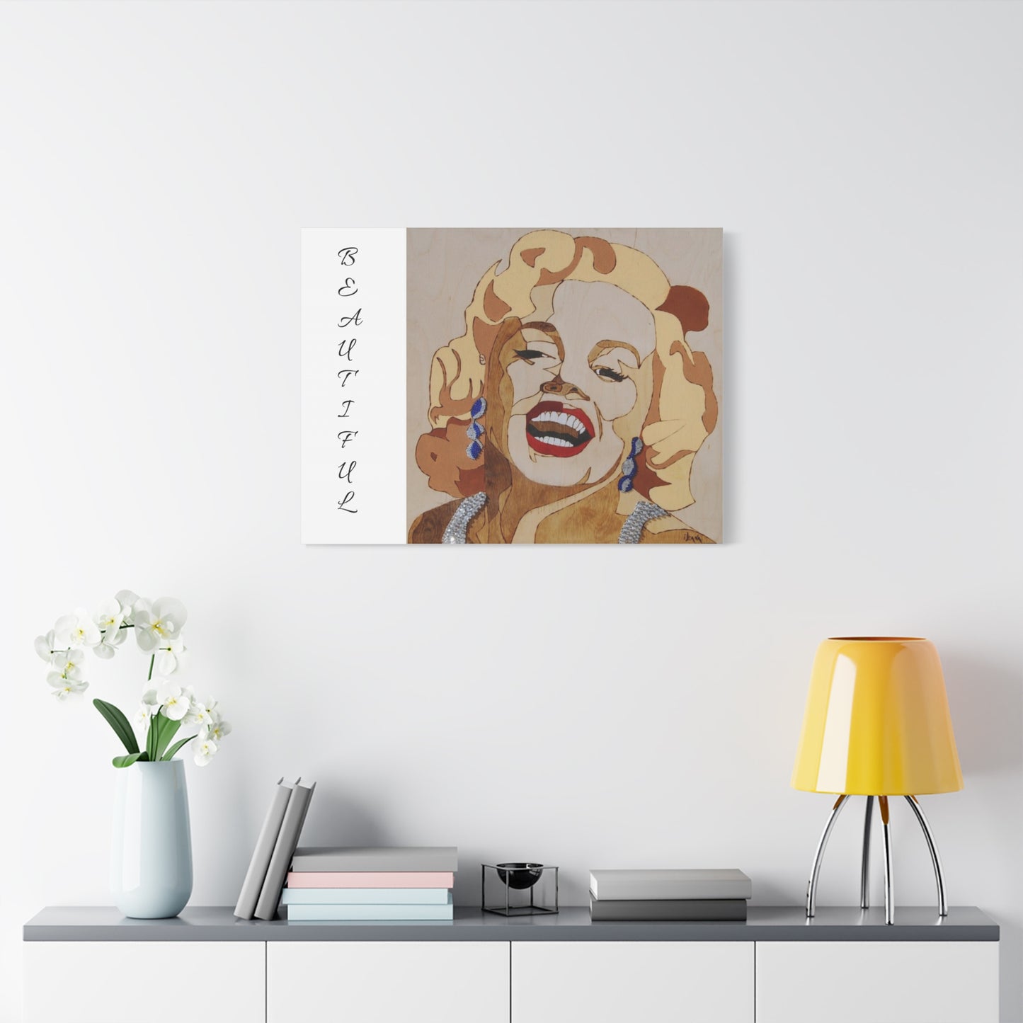 Marilyn Monroe Art Canvas - Stretched Wall Decor for Home & Office