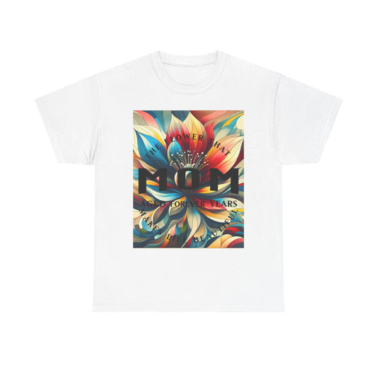 Colorful Mom Tribute Unisex Heavy Cotton Tee
