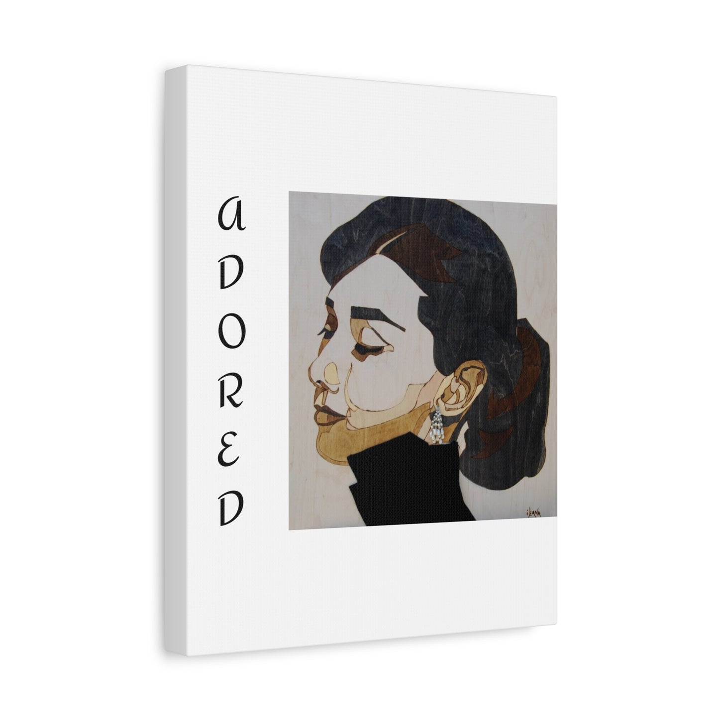 "Adored"Canvas Art – Stylish Portrait of a Woman