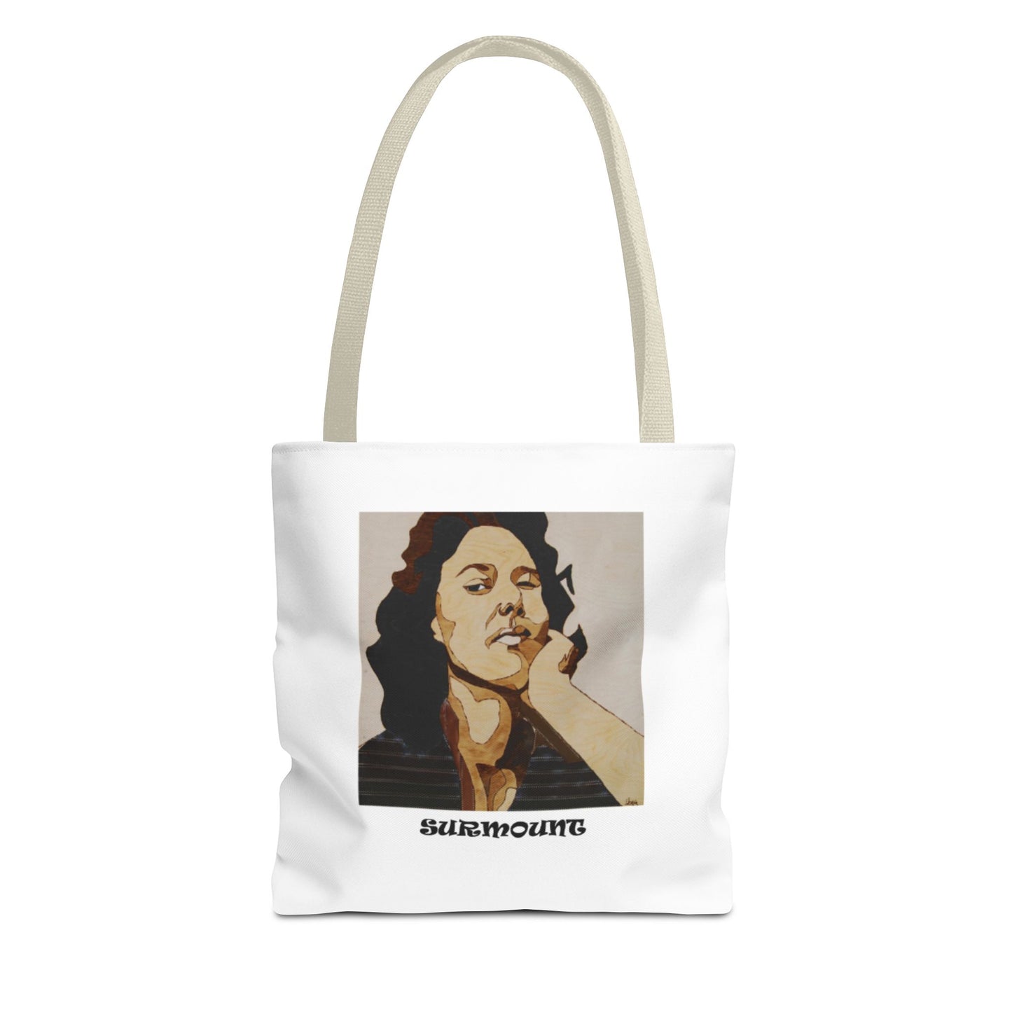 Empowering Tote Bag - Unique Art Print, Gift for Women, Confidence Bag, Everyday Use, Motivational Tote, Fashion Accessory