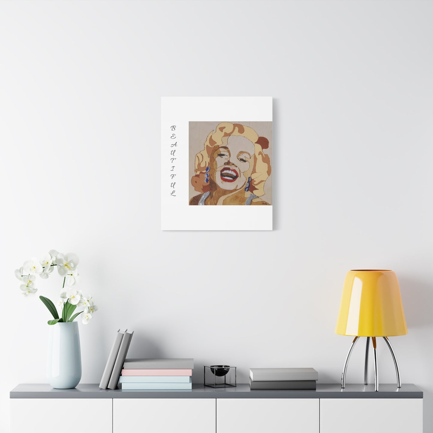 Marilyn Monroe Art Canvas - Stretched Wall Decor for Home & Office