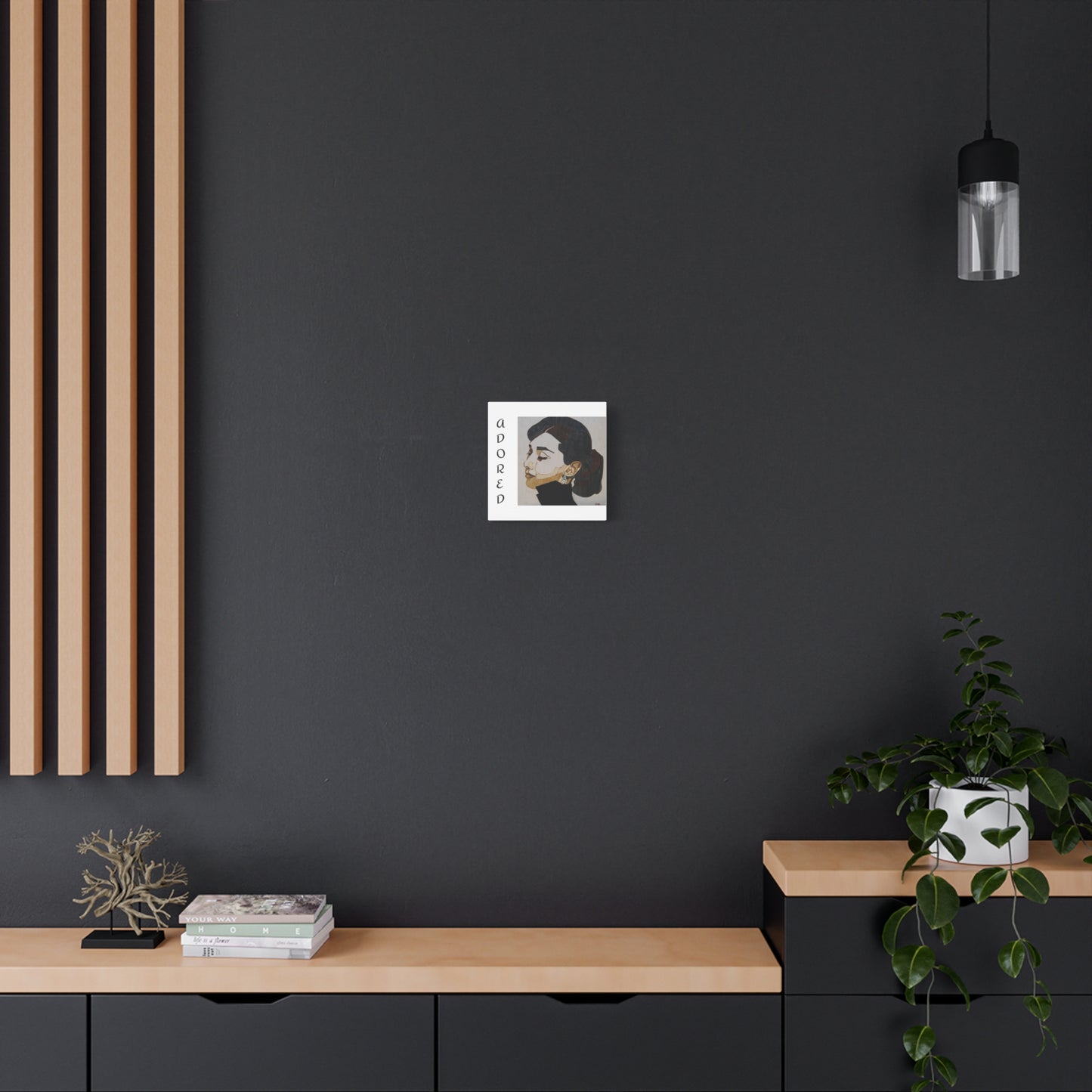 "Adored"Canvas Art – Stylish Portrait of a Woman