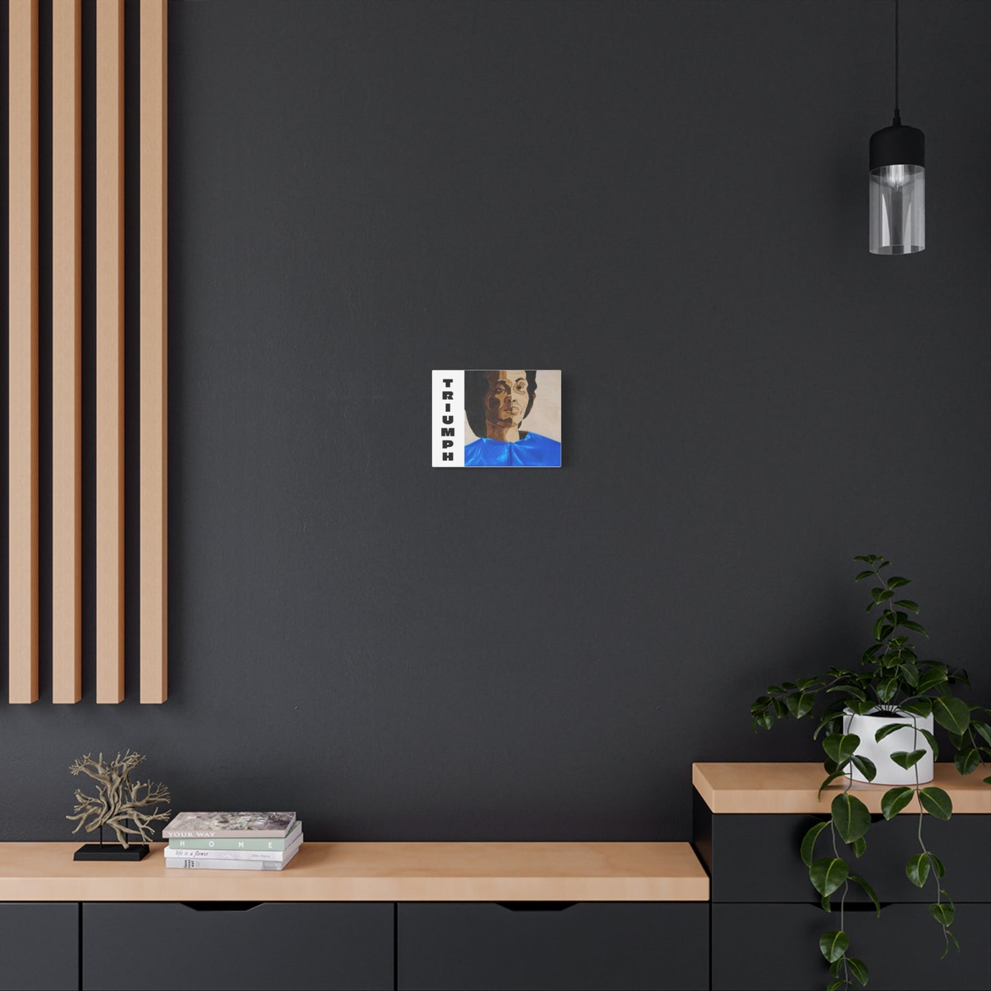 Artistic Canvas Wall Art - Stretched Matte Print of Iconic Portrait