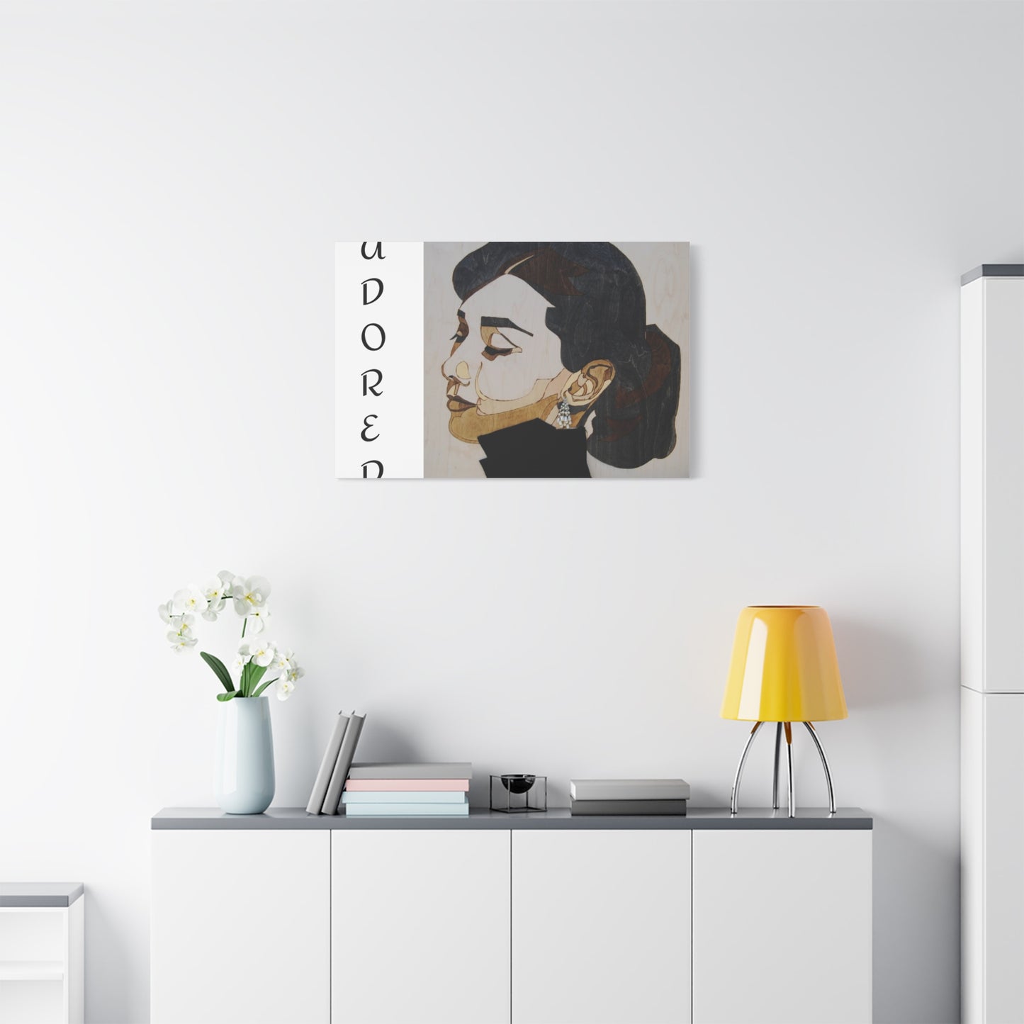 "Adored"Canvas Art – Stylish Portrait of a Woman