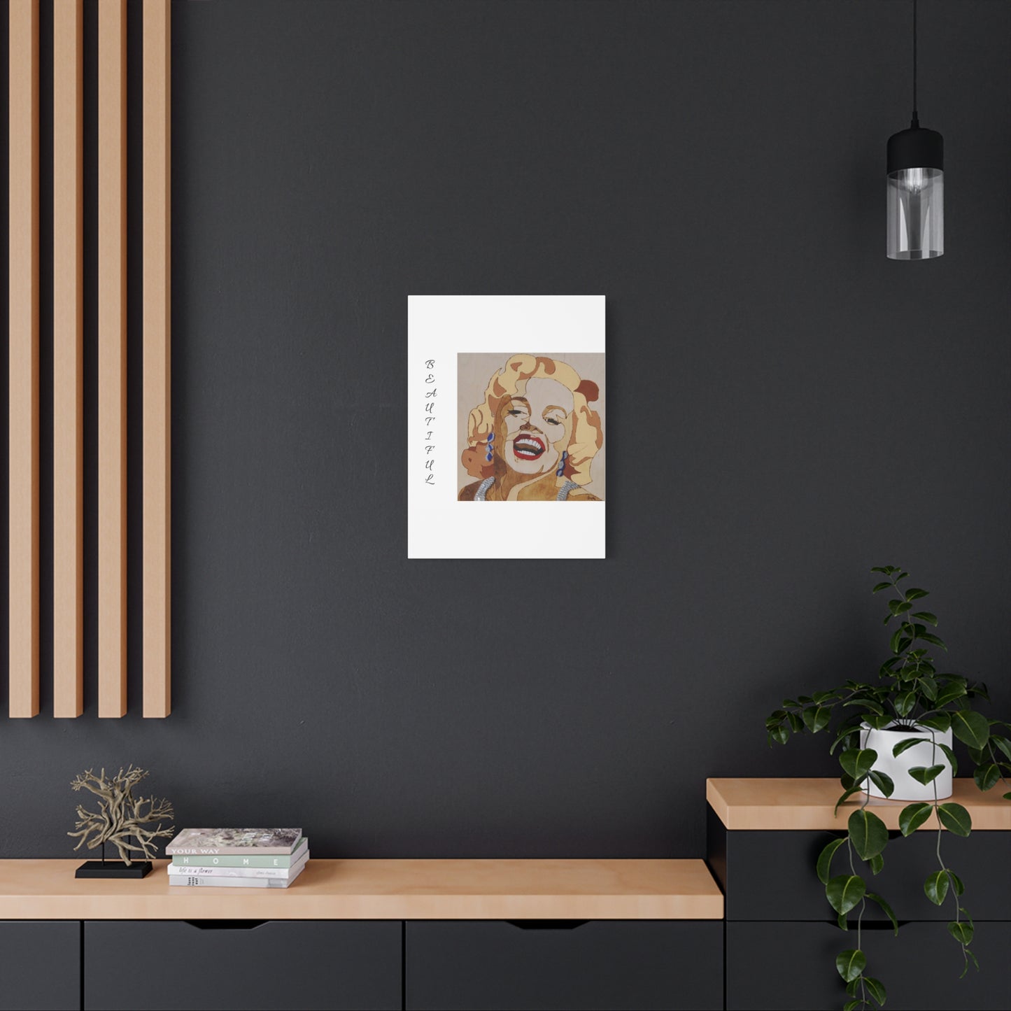 Marilyn Monroe Art Canvas - Stretched Wall Decor for Home & Office