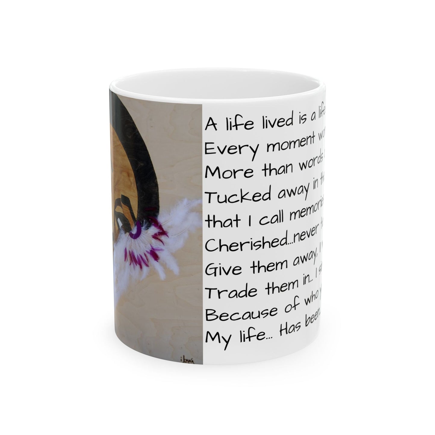 Artistic Ceramic Mug - Unique Design for Coffee Lovers