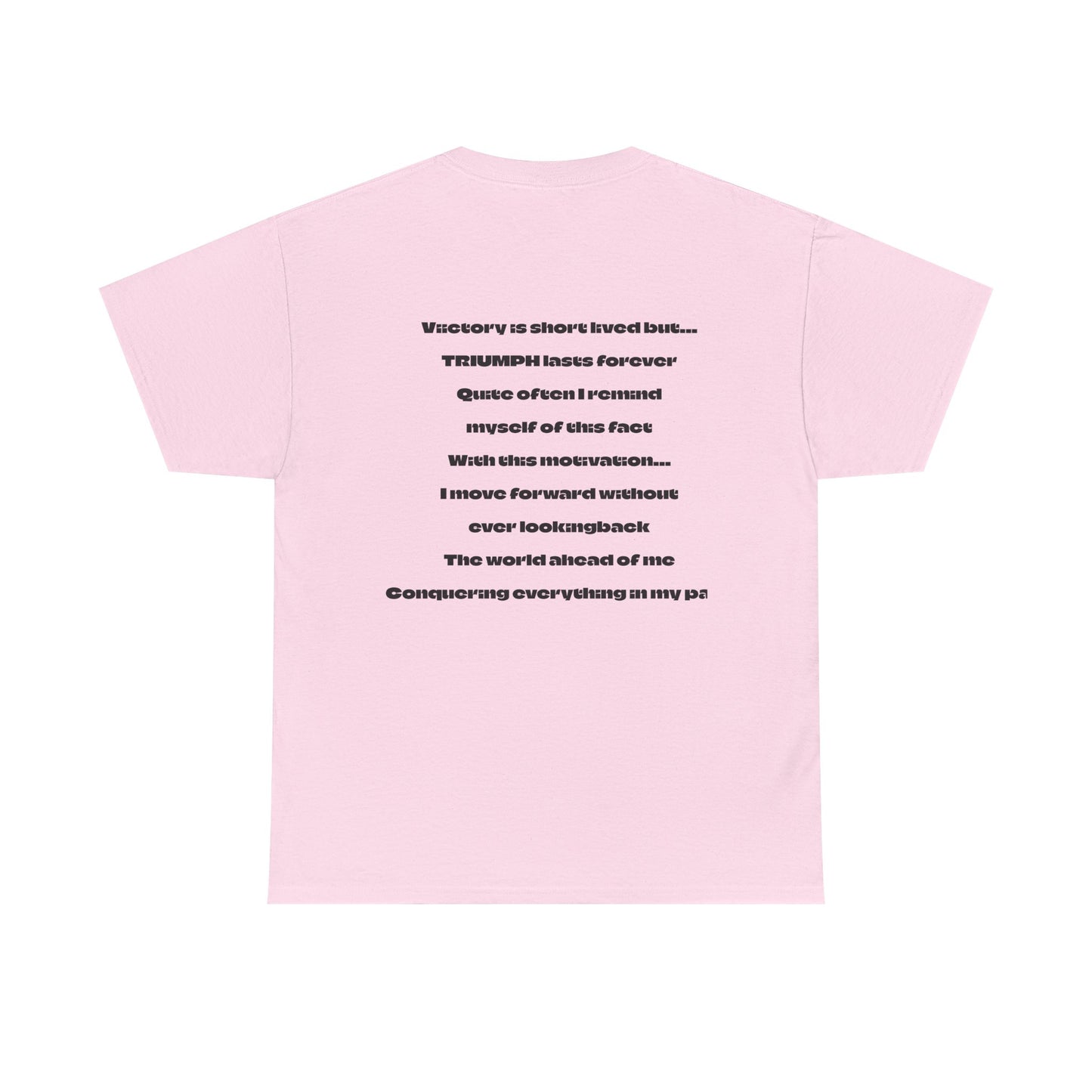 Inspirational Triumph T-Shirt, Unisex Heavy Cotton Tee, Motivational Apparel, Graphic Tee, Perfect for Activism and Celebrations
