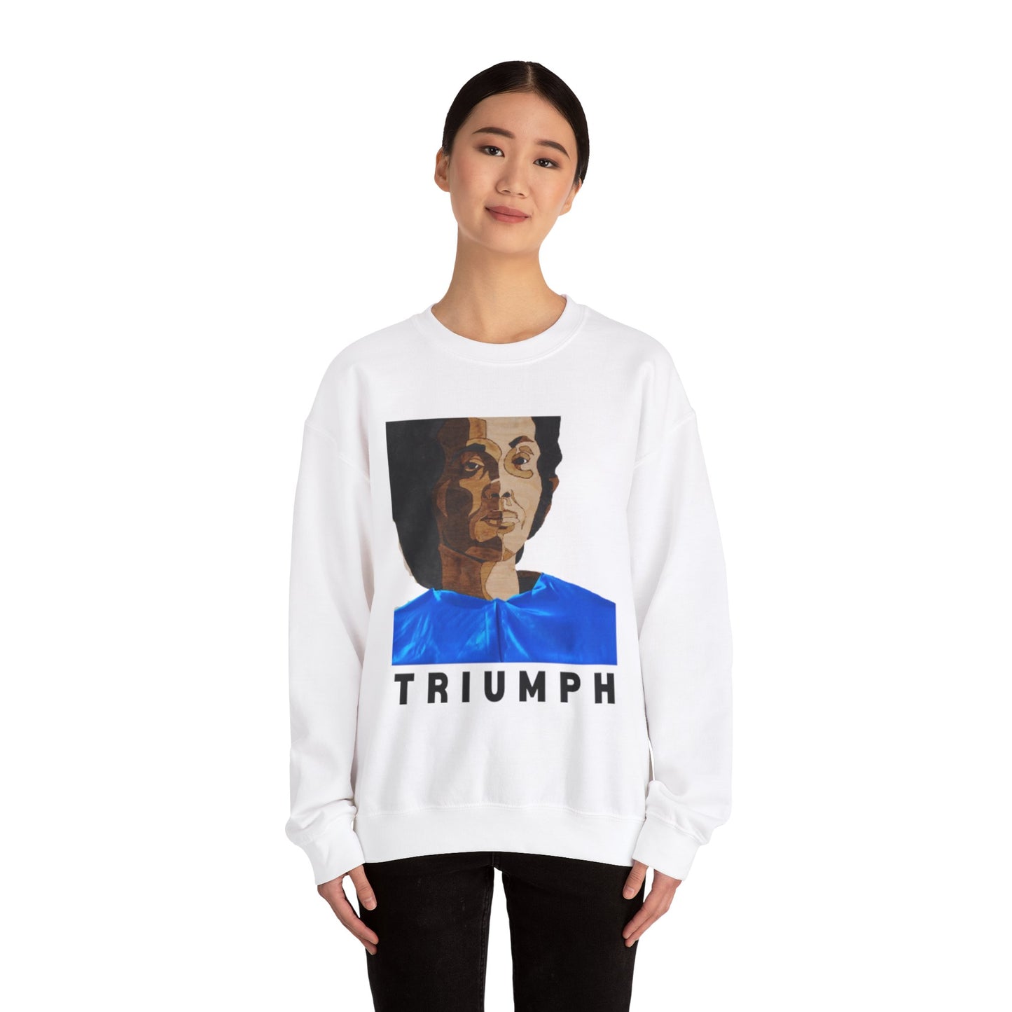 Triumph Unisex Heavy Blend™ Crewneck Sweatshirt, Inspirational Sweatshirt, Motivational Apparel, Perfect for Cozy Days, Great Gift for