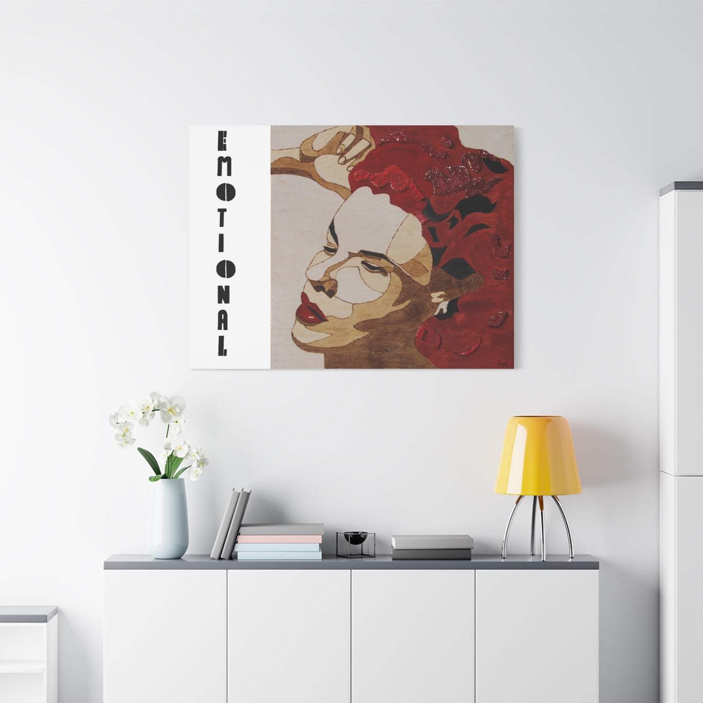 "Emotional" Canvas, Stretched, 1.25"