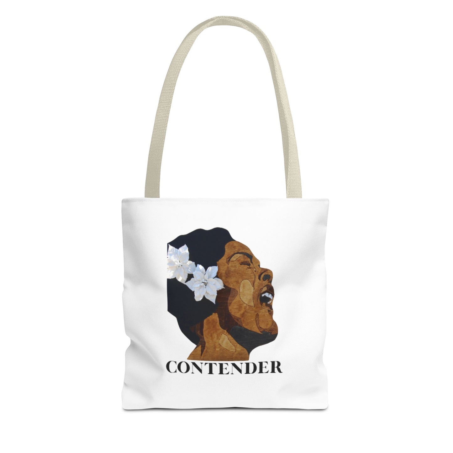 Empowering Tote Bag | Contender Design, Inspirational Gift, Black History Month, Affirmation, Eco-Friendly Shopping