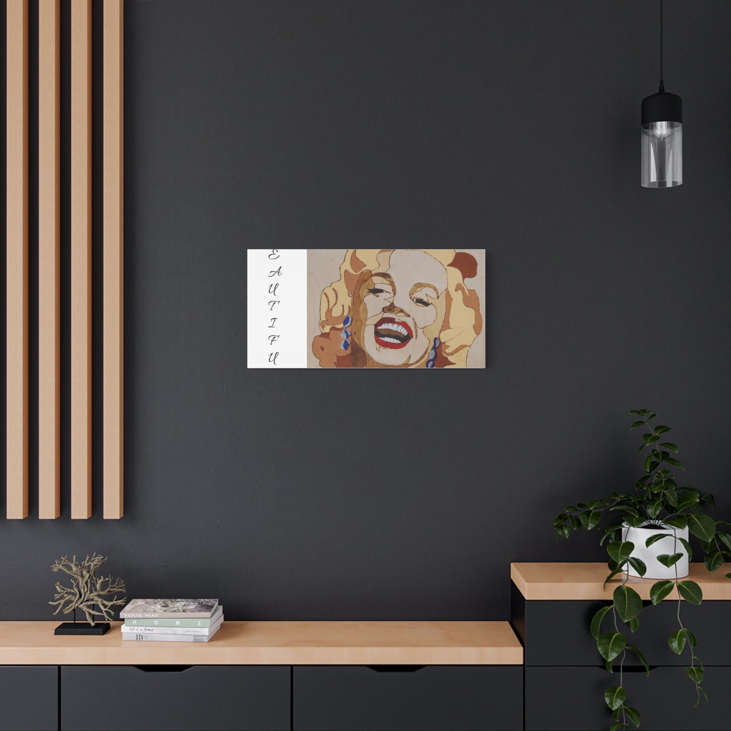 Marilyn Monroe Art Canvas - Stretched Wall Decor for Home & Office