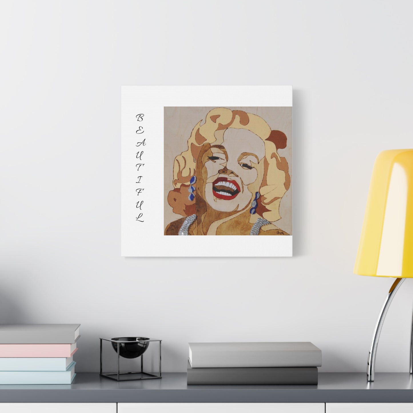 Marilyn Monroe Art Canvas - Stretched Wall Decor for Home & Office