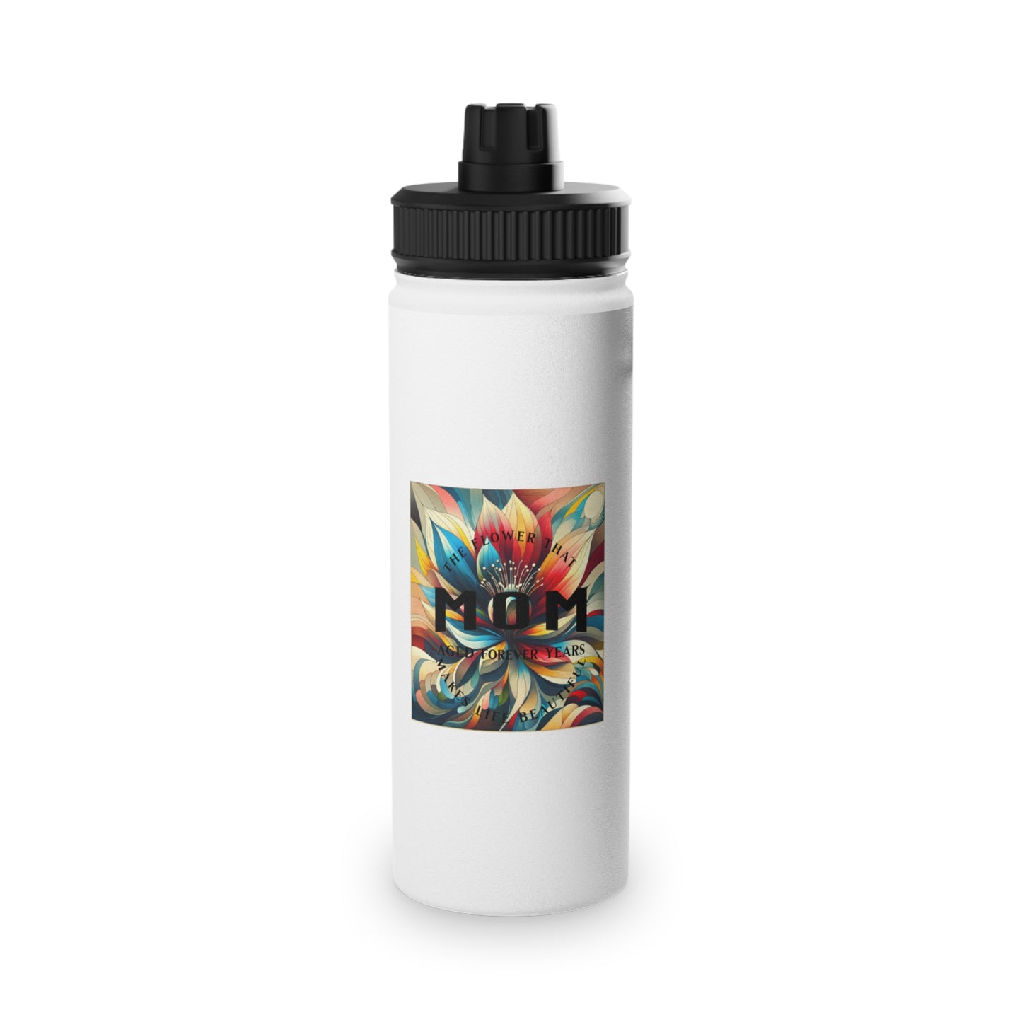 Colorful Stainless Steel Water Bottle with Sports Lid - Perfect for Fitness Enthusiasts