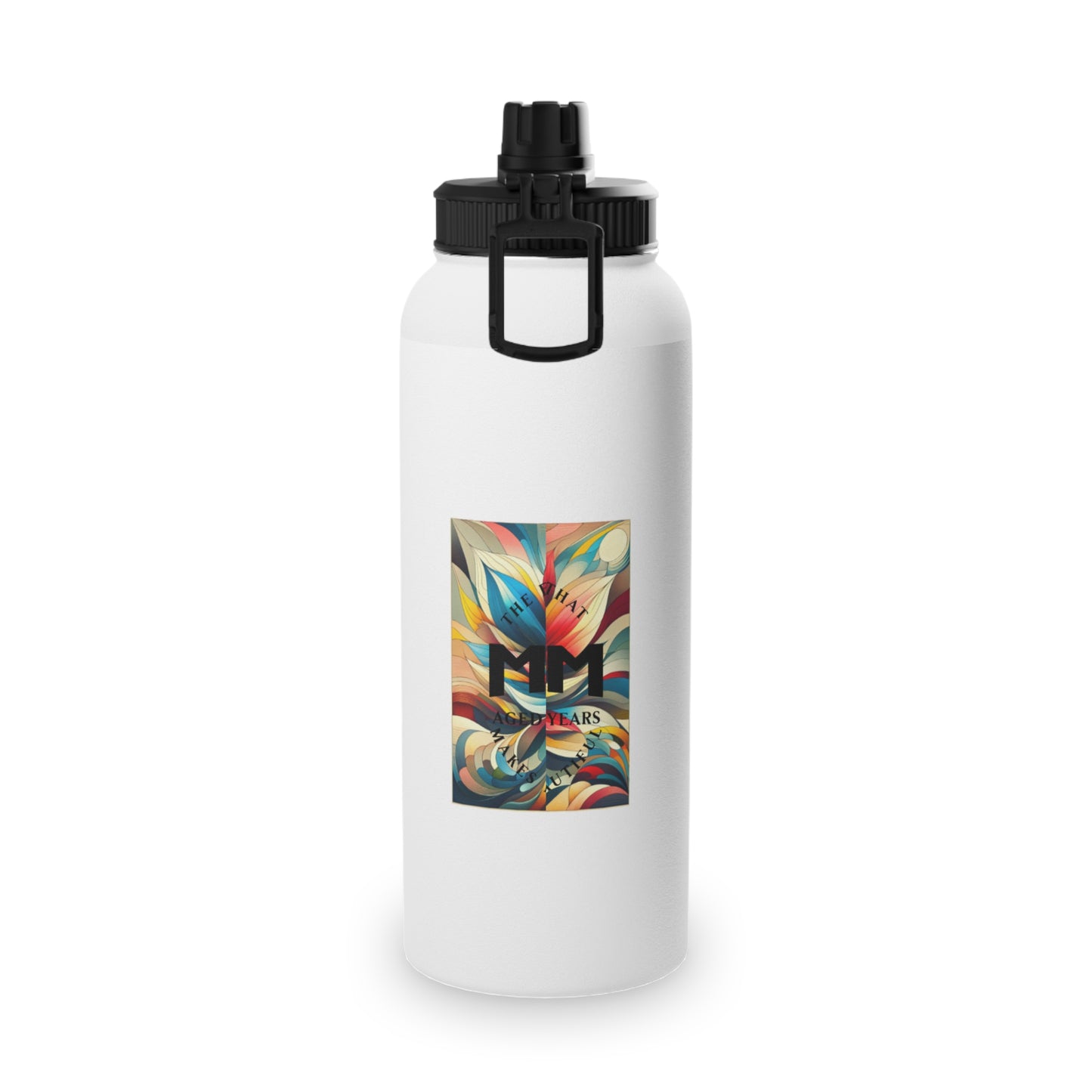 Colorful Stainless Steel Water Bottle with Sports Lid - Perfect for Fitness Enthusiasts