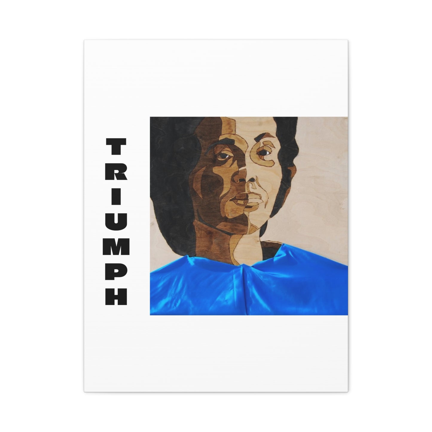Artistic Canvas Wall Art - Stretched Matte Print of Iconic Portrait