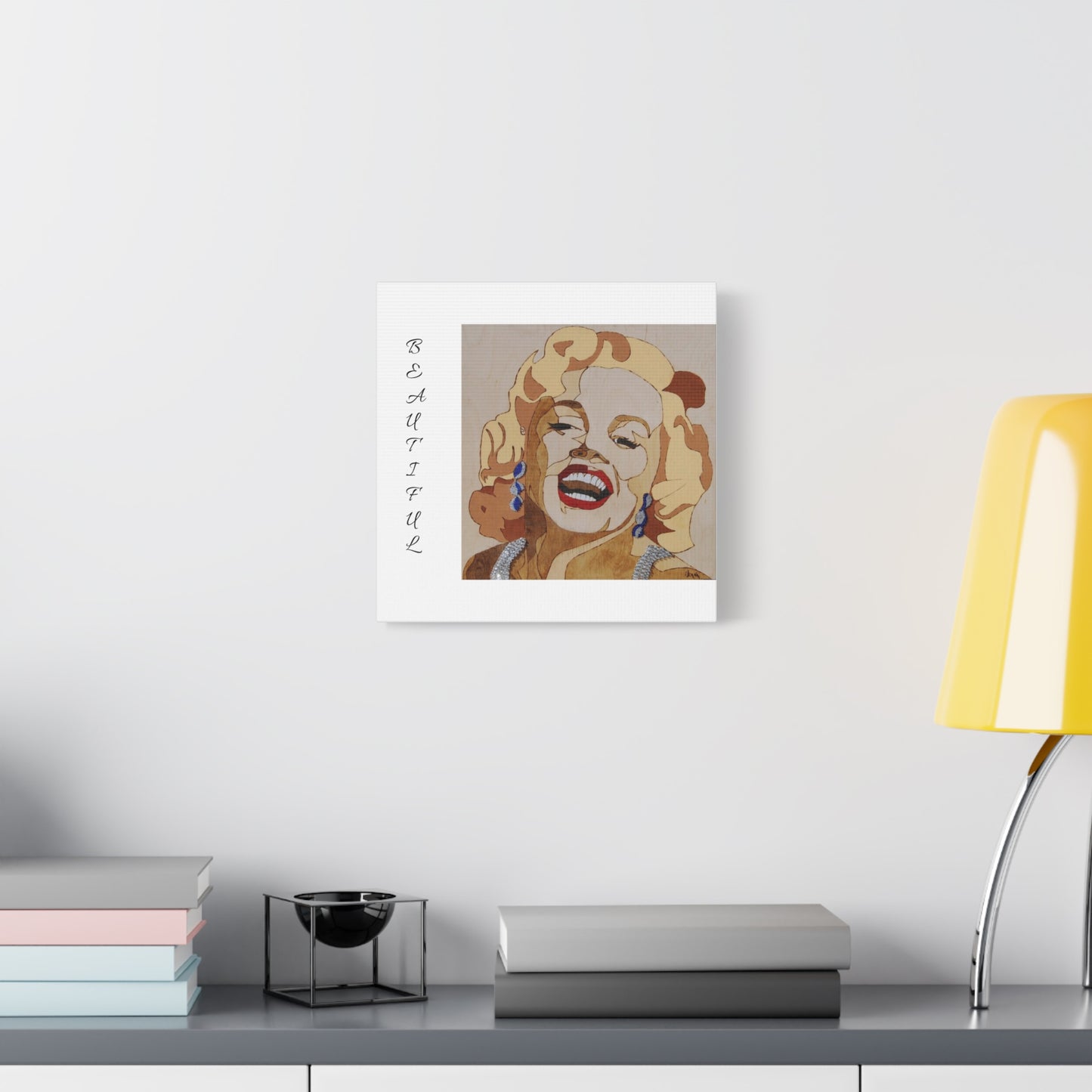 Marilyn Monroe Art Canvas - Stretched Wall Decor for Home & Office