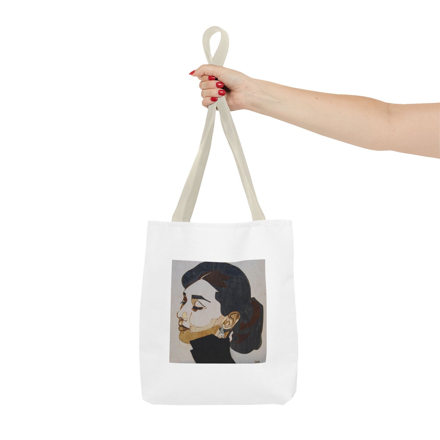 Elegant Art Tote Bag with Inspirational Quote Perfect for Everyday Use