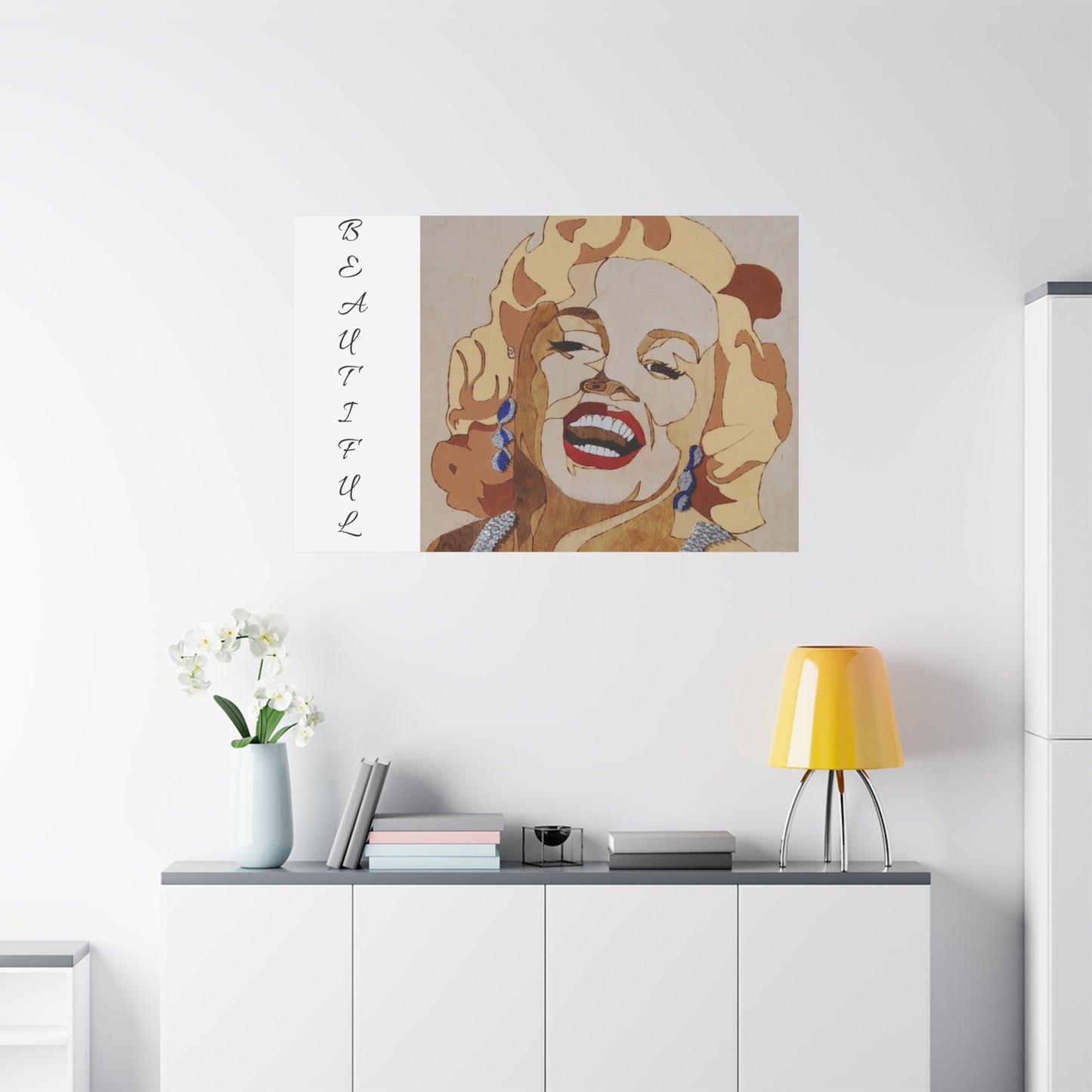 Marilyn Monroe Art Canvas - Stretched Wall Decor for Home & Office