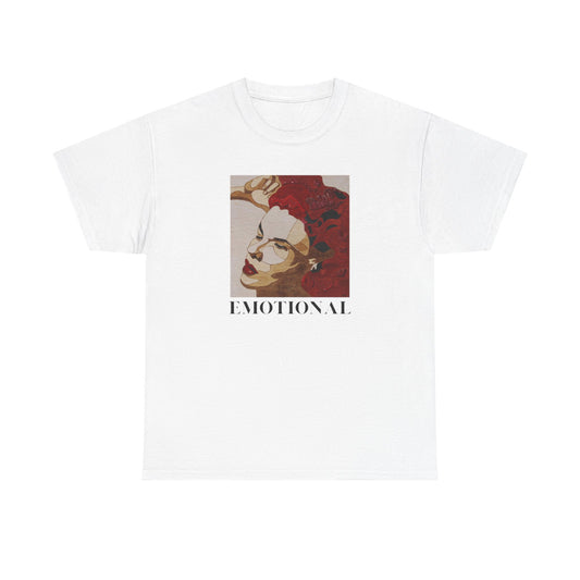 Emotional Art Unisex Heavy Cotton Tee | Aesthetic Shirt, Soft Graphic Tee, Casual Wear, Gift for Art Lovers, Unique Expression