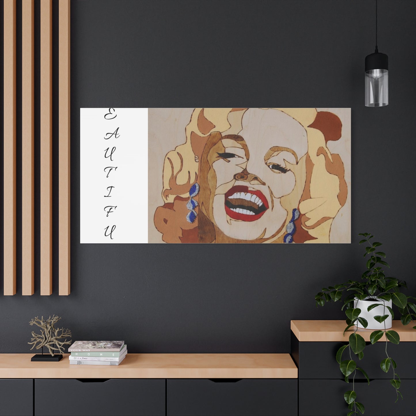Marilyn Monroe Art Canvas - Stretched Wall Decor for Home & Office