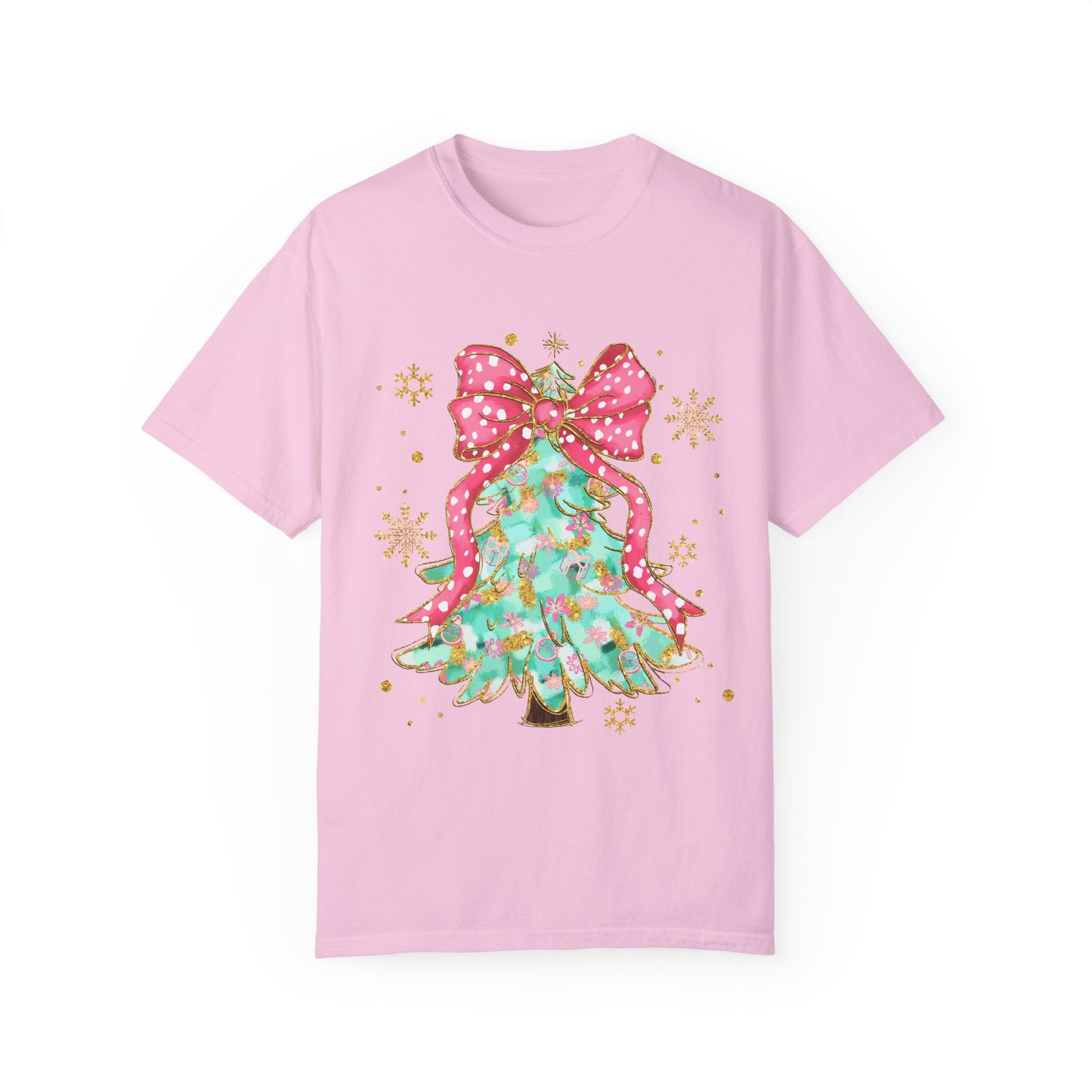 Festive Christmas Tree Graphic T-Shirt - Ileana Marie Designs