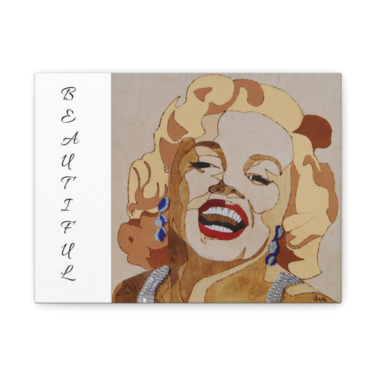 Marilyn Monroe Art Canvas - Stretched Wall Decor for Home & Office
