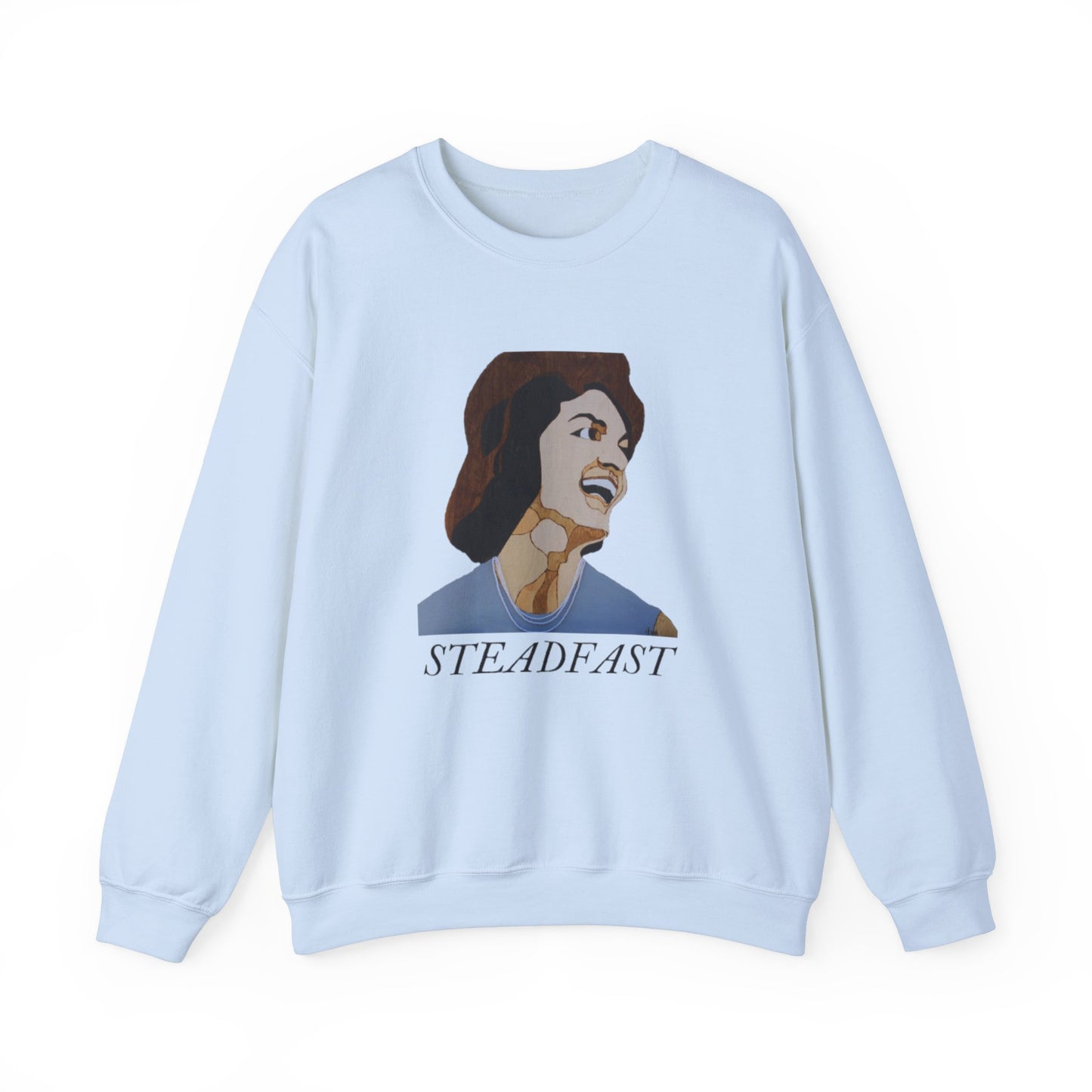 Steadfast Crewneck Sweatshirt | Inspirational Apparel for Motivation, Unisex Gift, Cozy Fashion, Everyday Wear, Birthday Gift