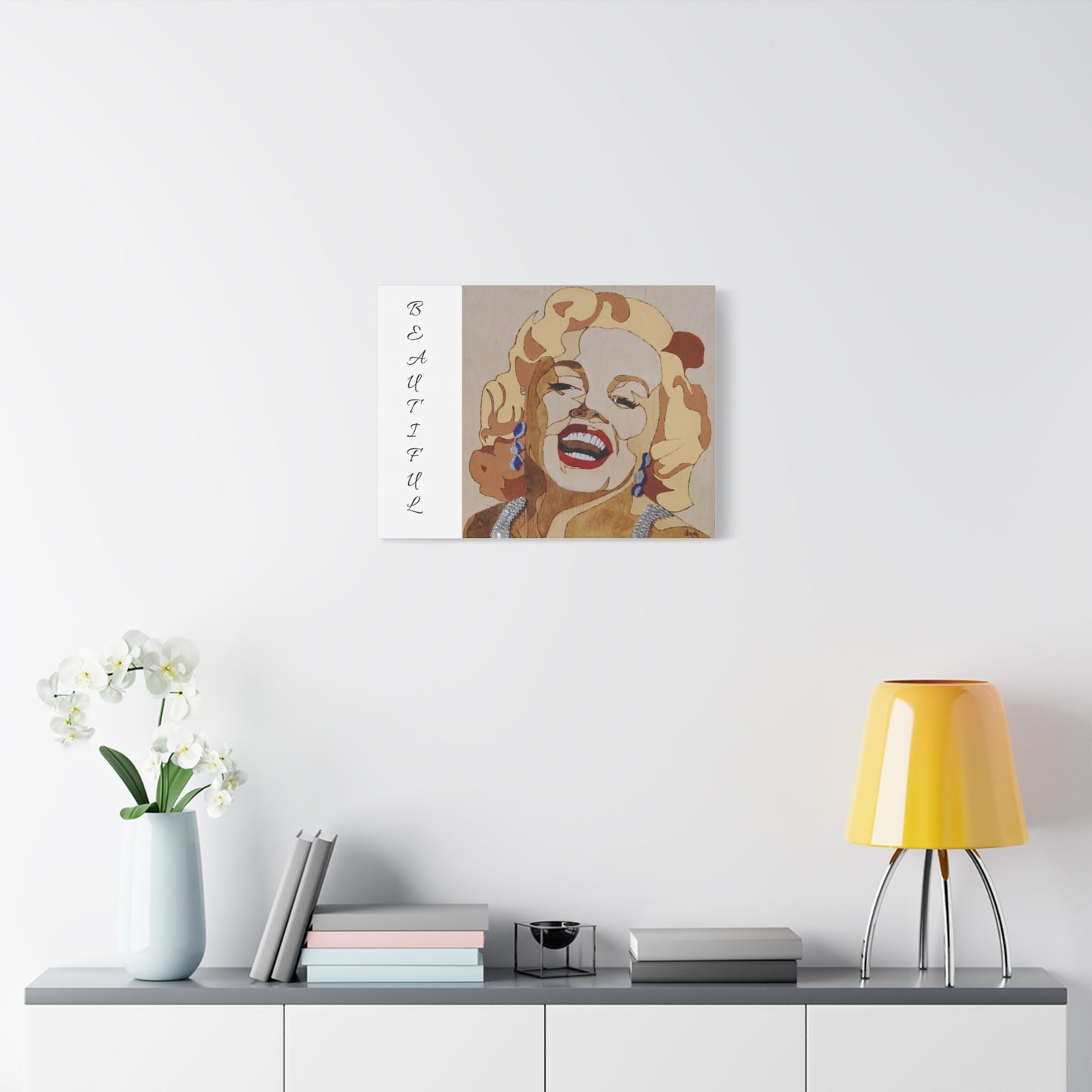 Marilyn Monroe Art Canvas - Stretched Wall Decor for Home & Office