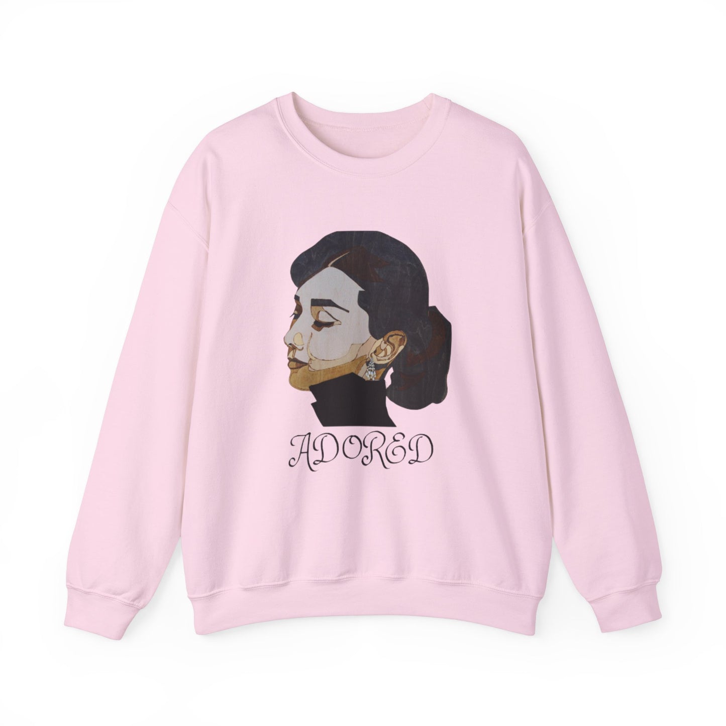 Adored Sweatshirt, Cozy Women's Apparel, Everyday Wear, Gift for Her, Birthday Present, Relaxed Style