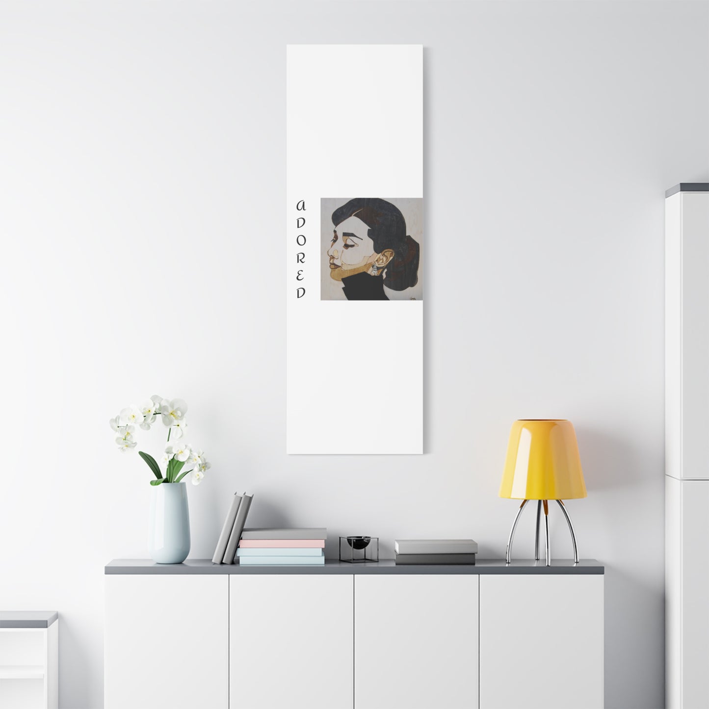 "Adored"Canvas Art – Stylish Portrait of a Woman