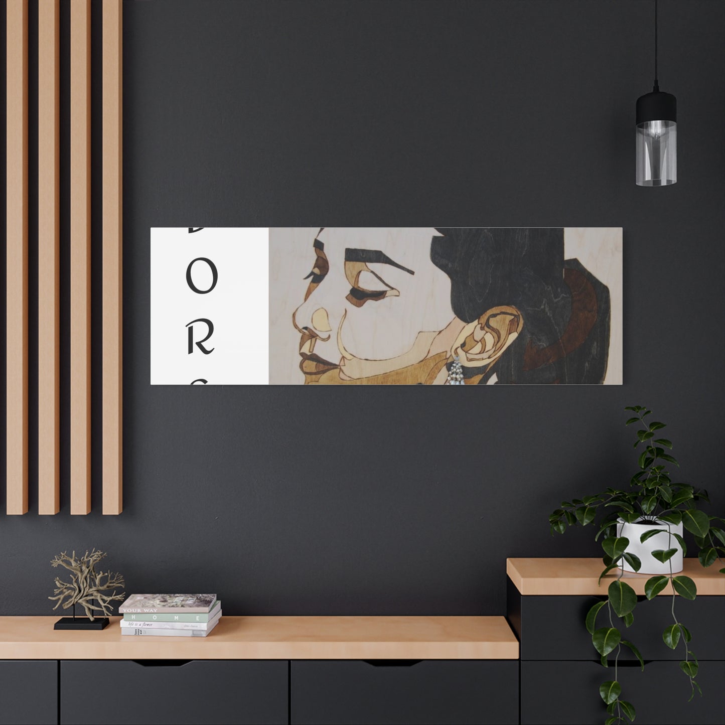 "Adored"Canvas Art – Stylish Portrait of a Woman