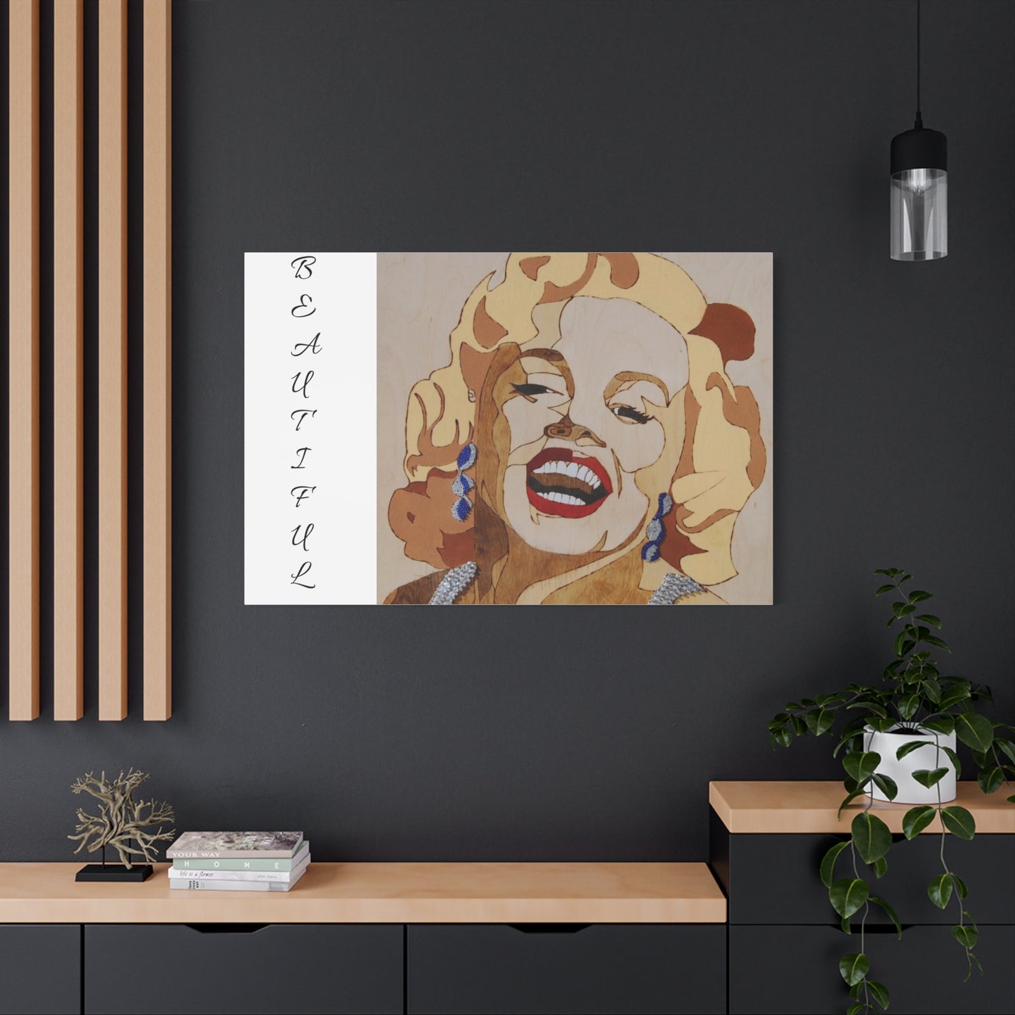 Marilyn Monroe Art Canvas - Stretched Wall Decor for Home & Office