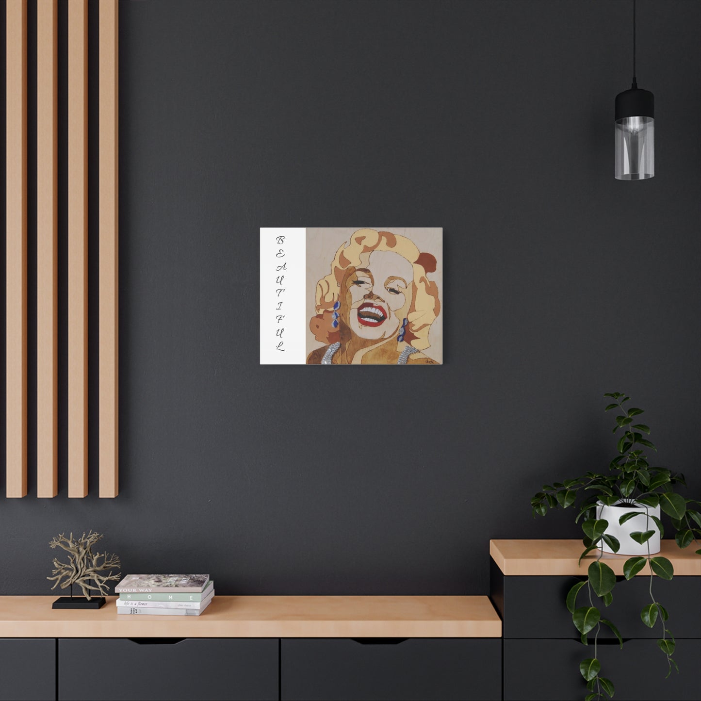 Marilyn Monroe Art Canvas - Stretched Wall Decor for Home & Office