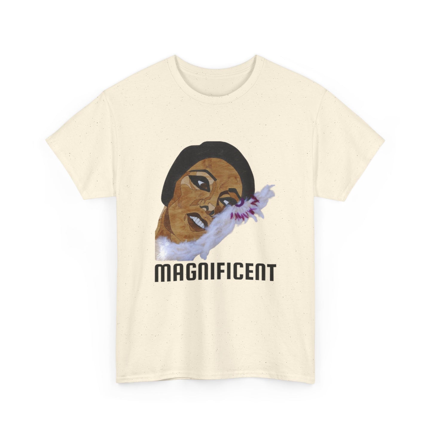 Magnificent Unisex Heavy Cotton Tee, Empowering Shirt, Art-Inspired Tee, Gift for Art Lovers, Everyday Wear, Statement Fashion