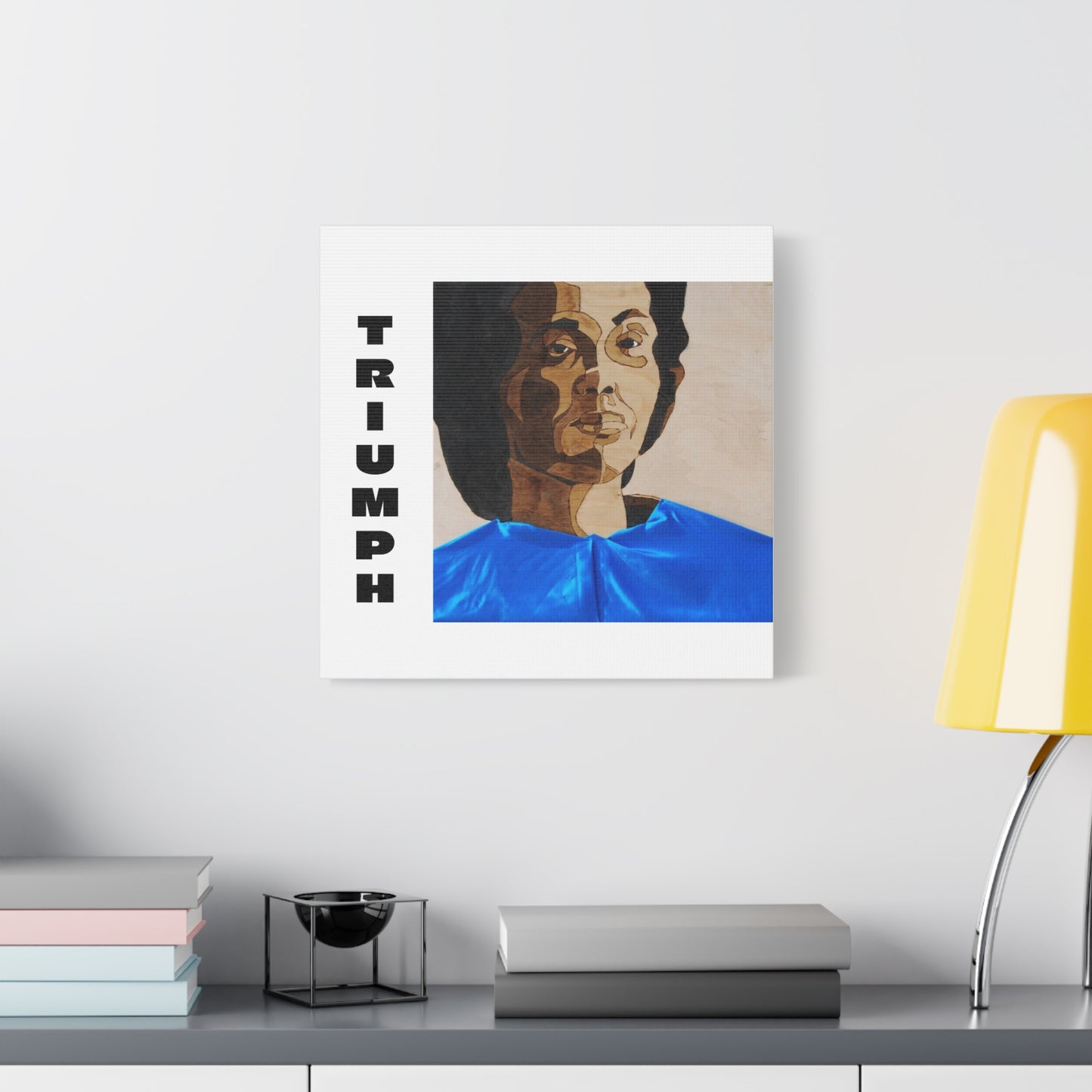 Artistic Canvas Wall Art - Stretched Matte Print of Iconic Portrait