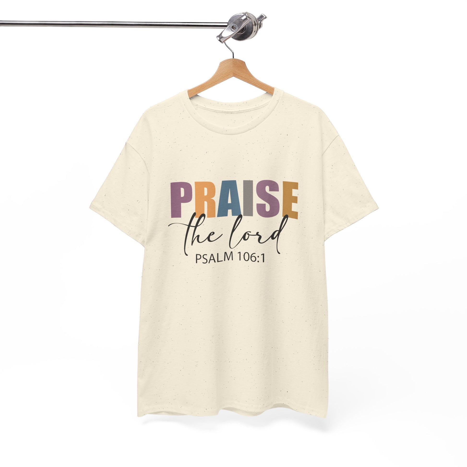 Praise the Lord Unisex Heavy Cotton Tee - Faith Inspired Apparel - Ileana Marie Designs