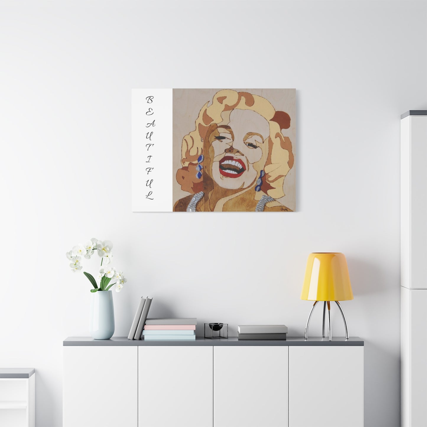 Marilyn Monroe Art Canvas - Stretched Wall Decor for Home & Office