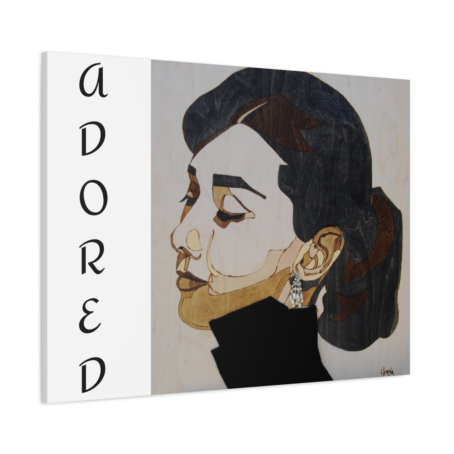 "Adored"Canvas Art – Stylish Portrait of a Woman