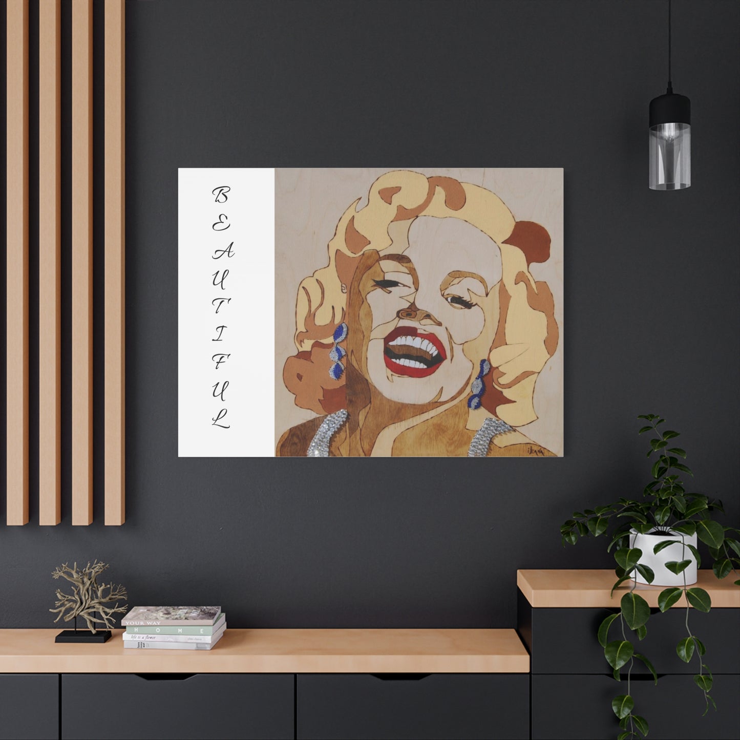 Marilyn Monroe Art Canvas - Stretched Wall Decor for Home & Office