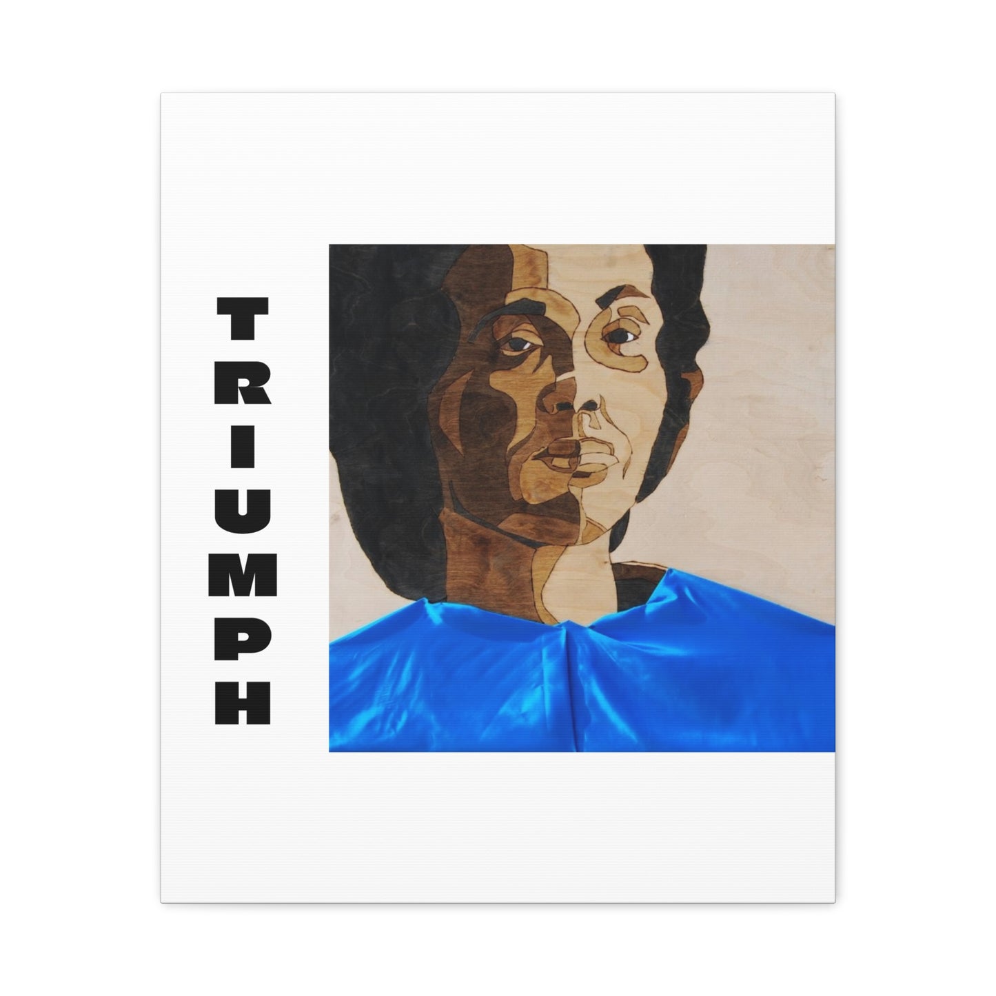 Artistic Canvas Wall Art - Stretched Matte Print of Iconic Portrait