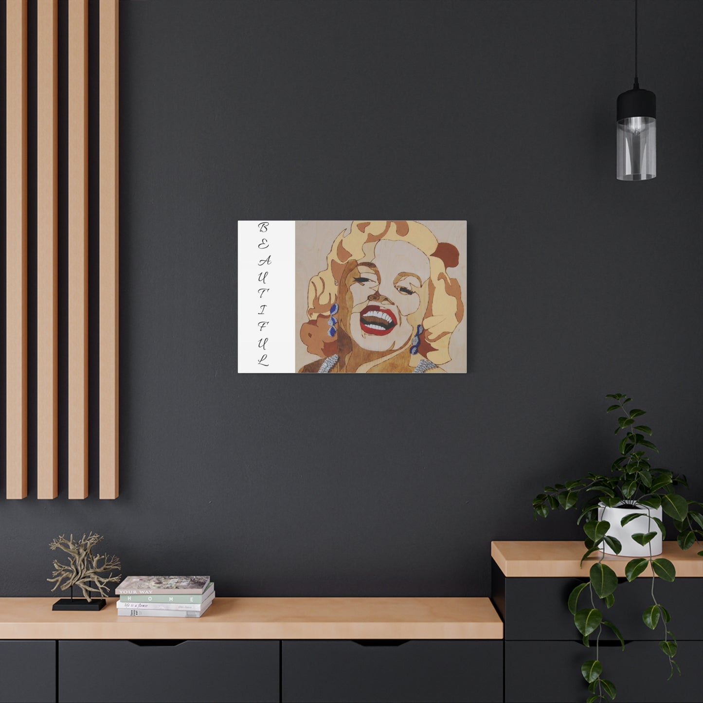 Marilyn Monroe Art Canvas - Stretched Wall Decor for Home & Office