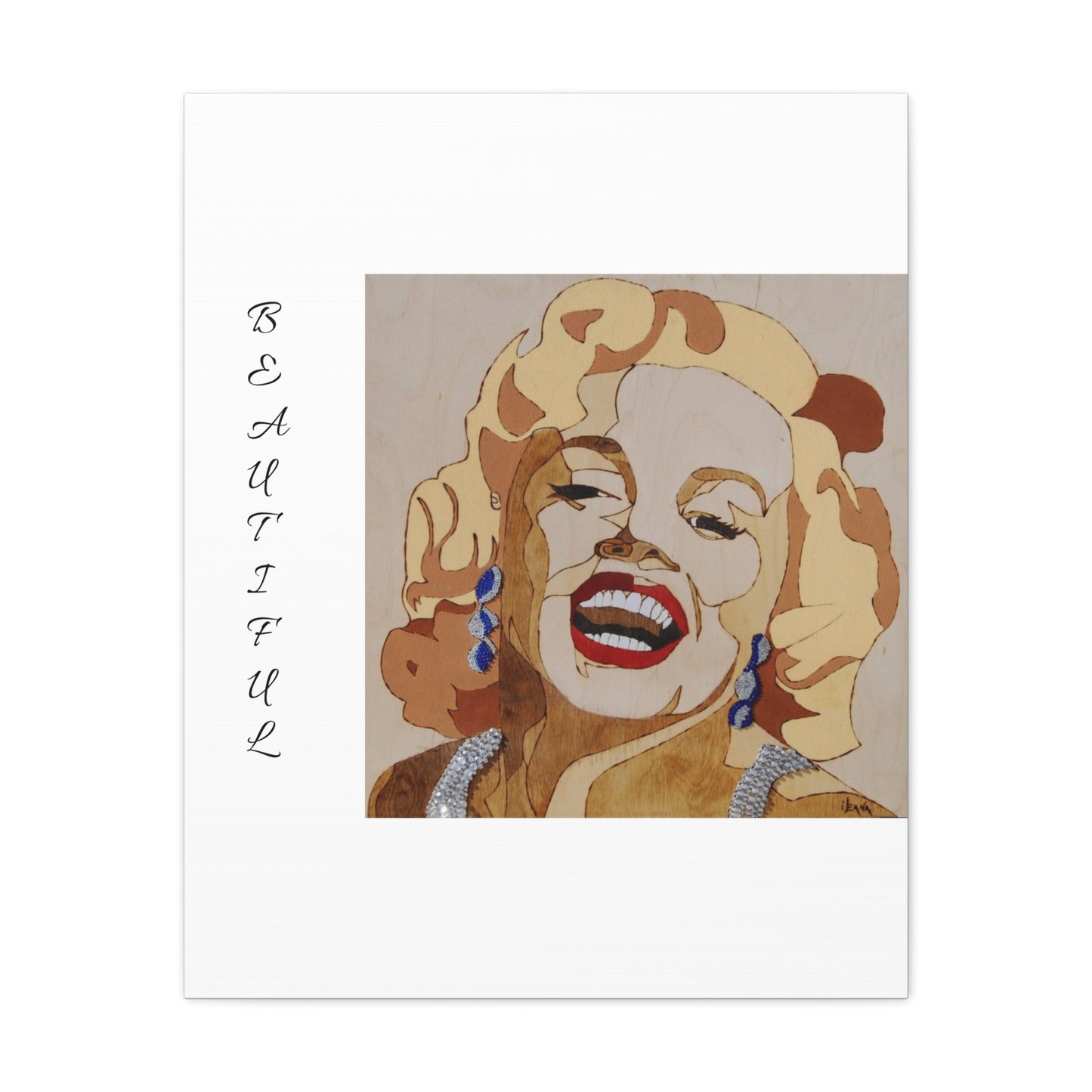 Marilyn Monroe Art Canvas - Stretched Wall Decor for Home & Office
