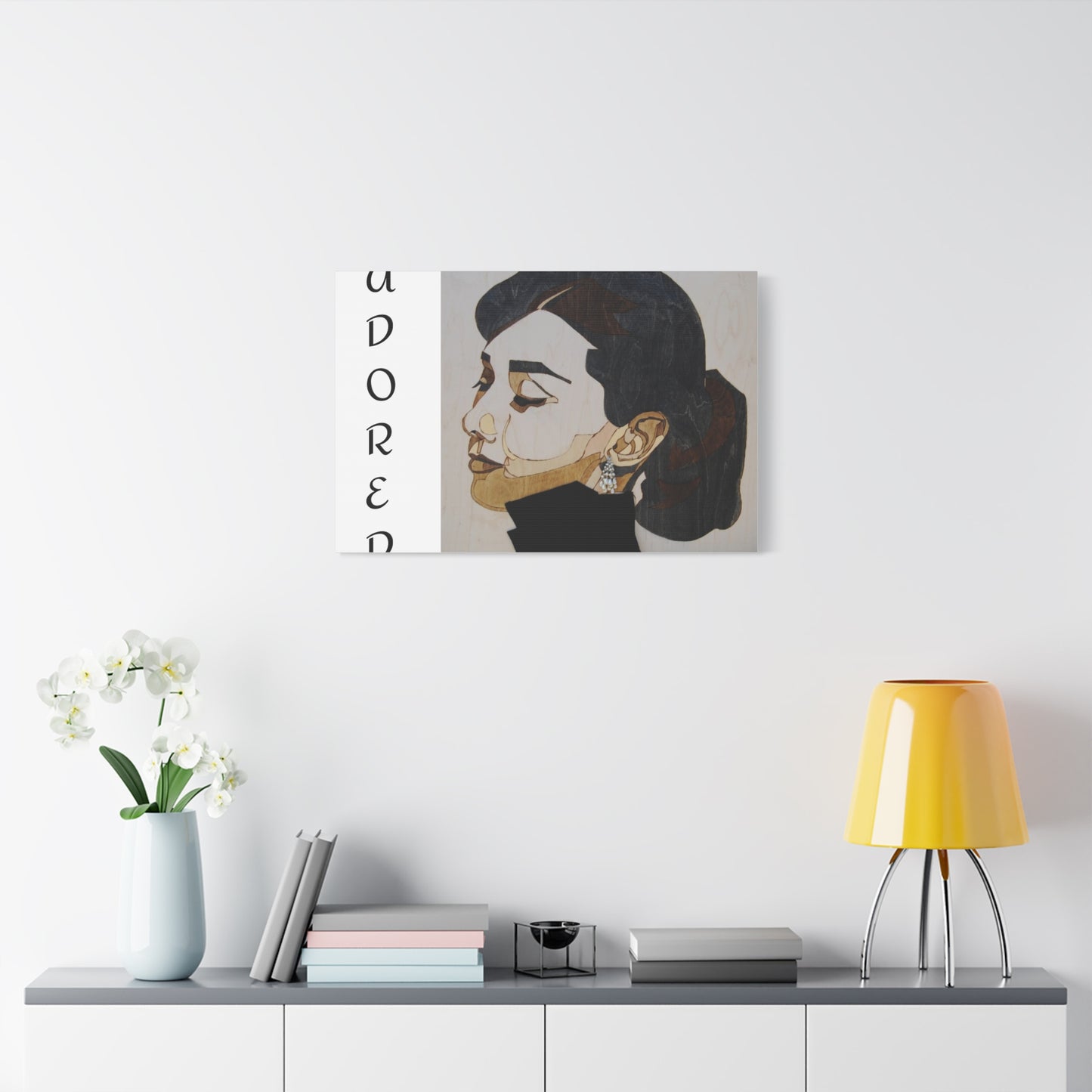 "Adored"Canvas Art – Stylish Portrait of a Woman