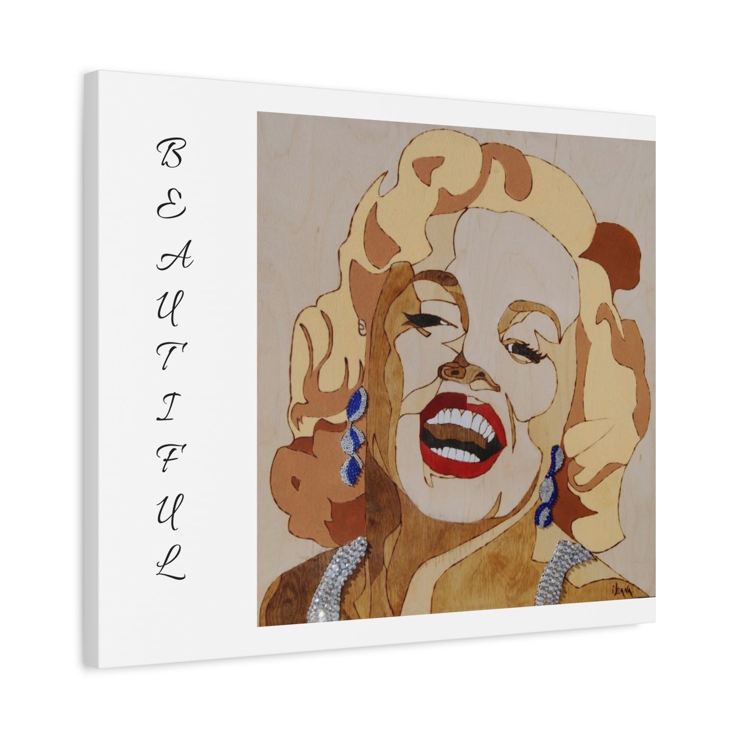 Marilyn Monroe Art Canvas - Stretched Wall Decor for Home & Office