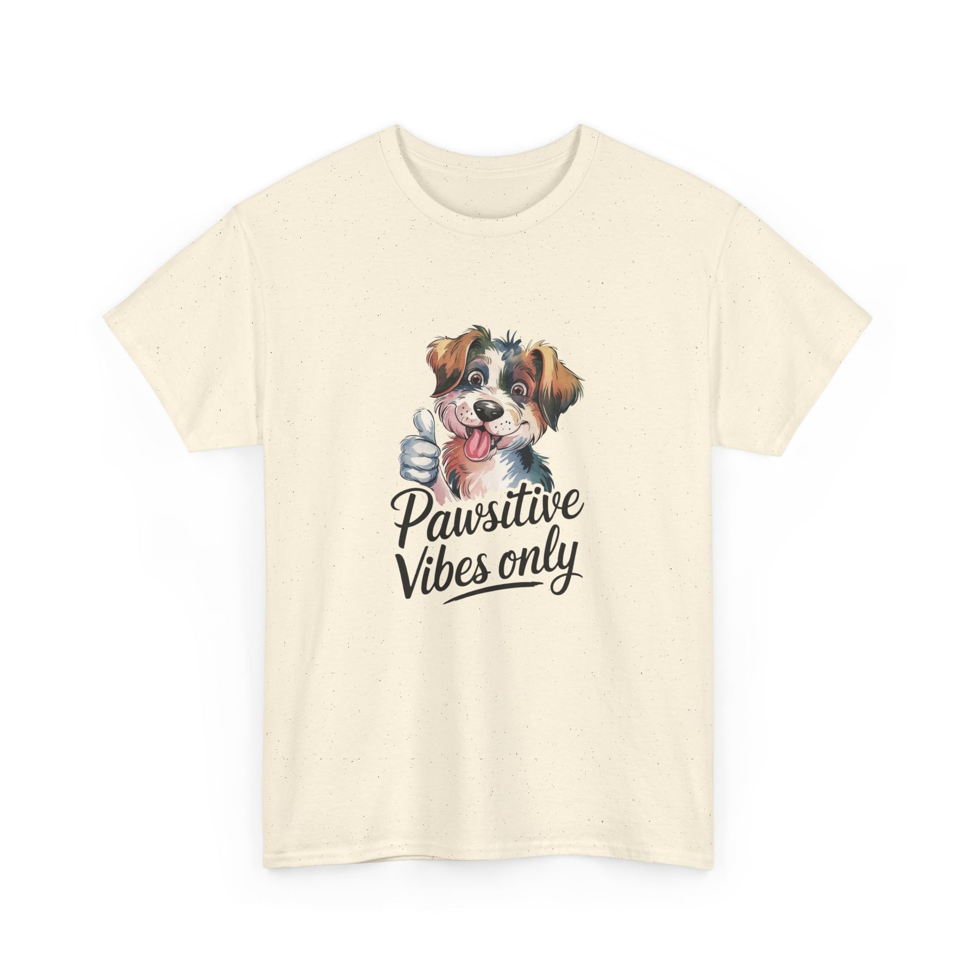 Pawsitive Vibes Only Unisex Heavy Cotton Tee - Ileana Marie Designs