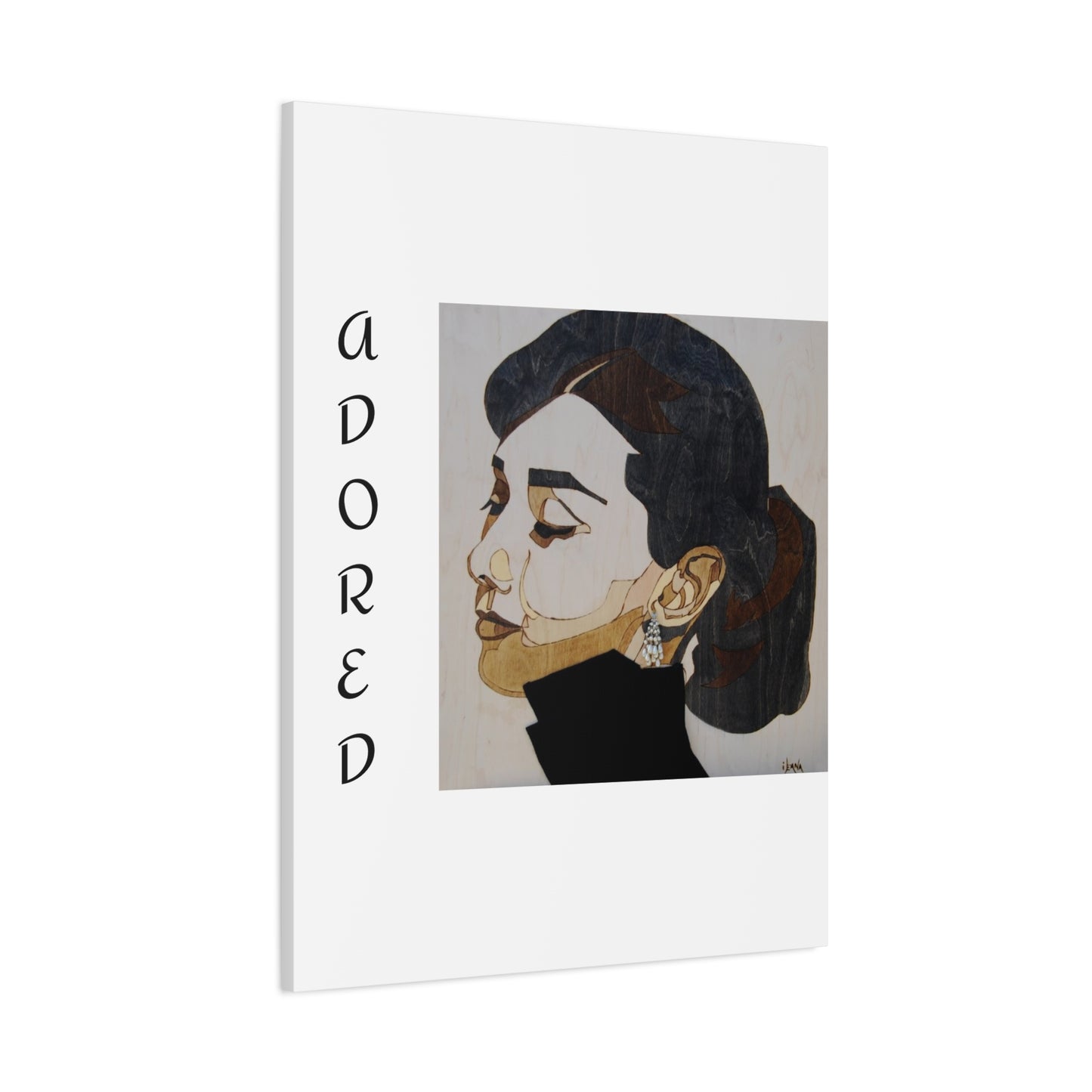 "Adored"Canvas Art – Stylish Portrait of a Woman