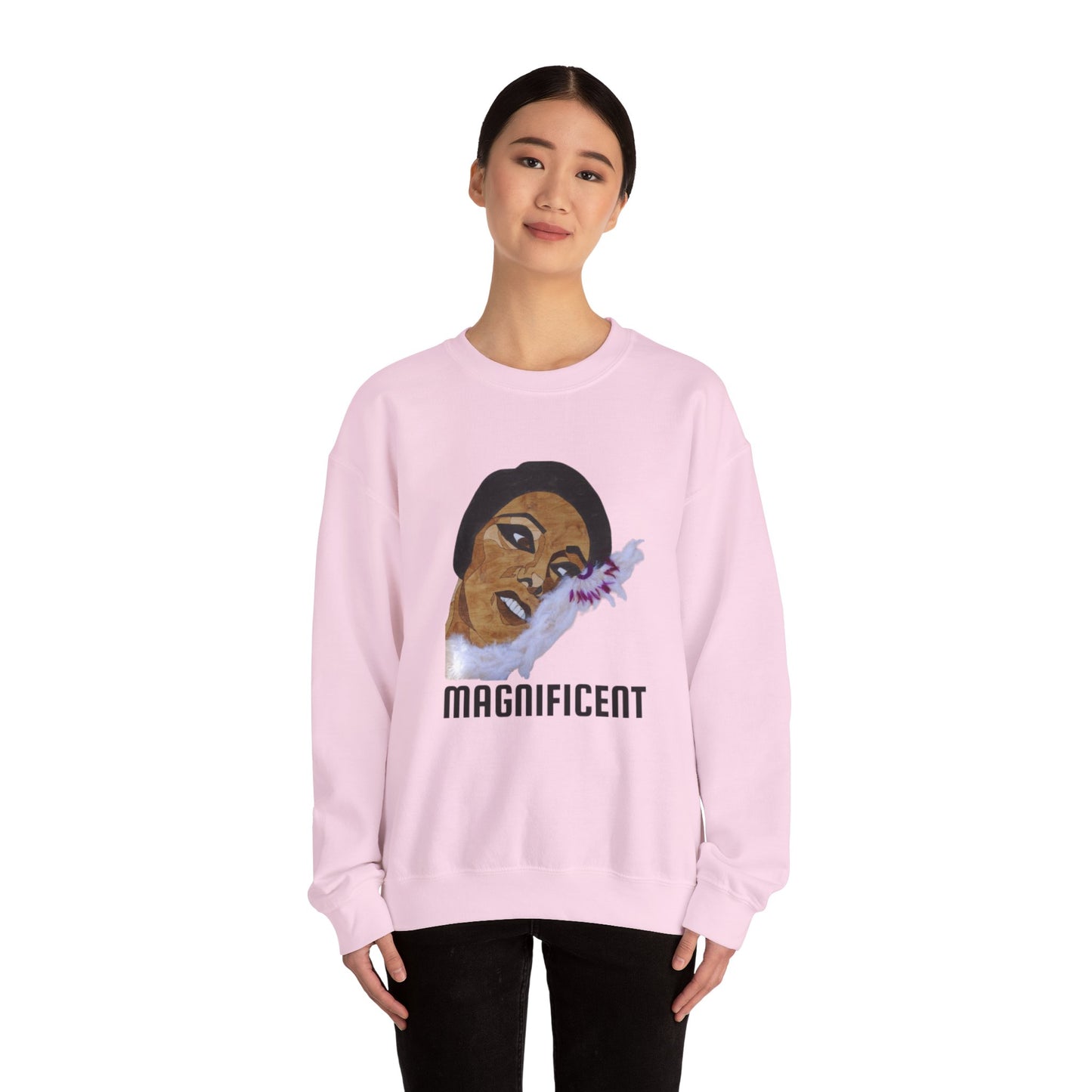 Magnificent Art Crewneck Sweatshirt, Cozy Unisex Sweatshirt, Inspirational Gift Sweatshirt, Unique Vintage Style, Everyday Casual Wear